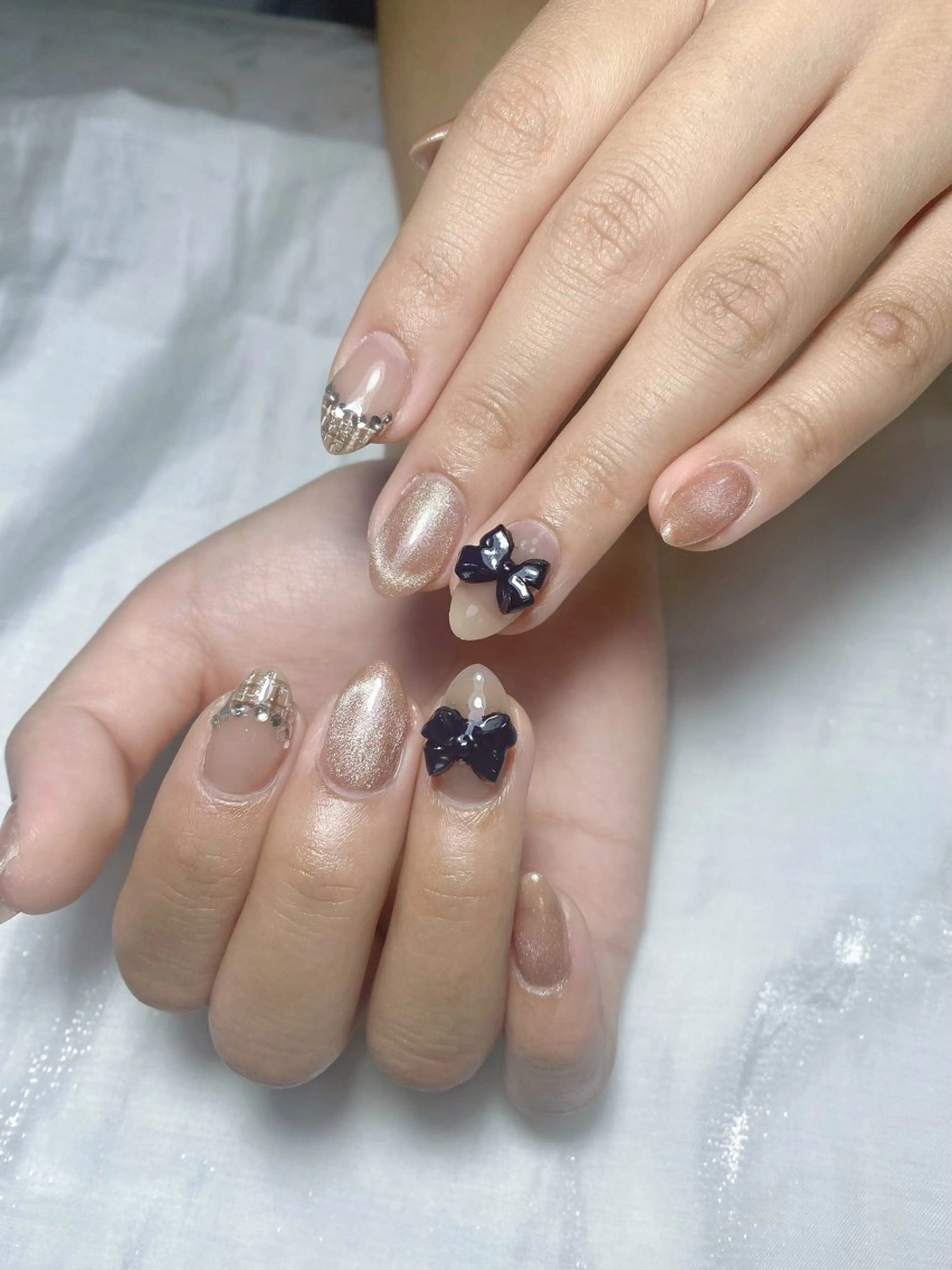 ネイル アートネイル フレンチネイル ジェルネイル グラデーション 韓国ネイル Nail Salon kihi大塚店のネイルデザイン