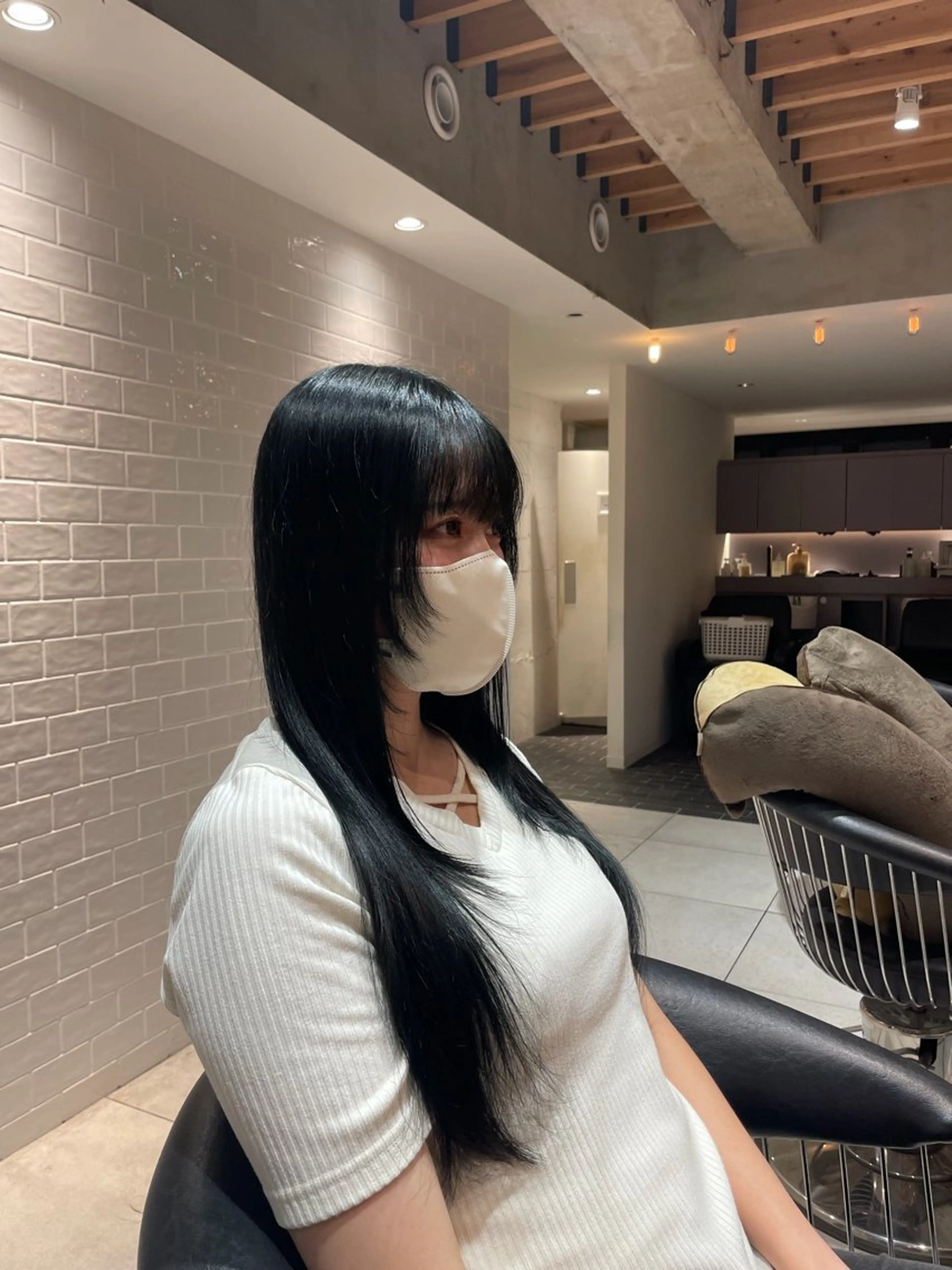 ロング ヘアカラー トリートメント 髪質改善✨高級カラー 野井琢生のヘアスタイル