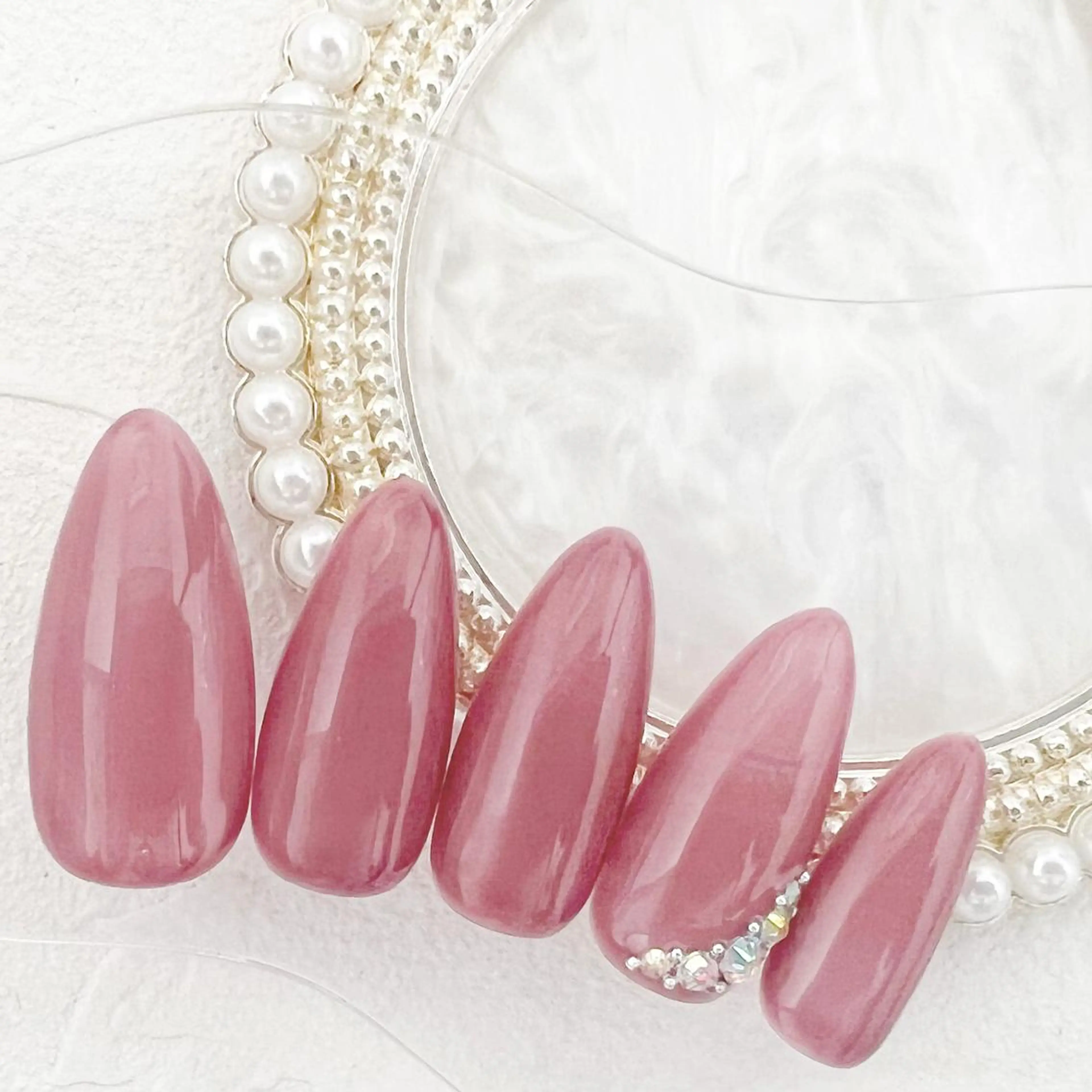 ネイル オフィスネイル シンプルネイル rouse nail RISATOのネイルデザイン