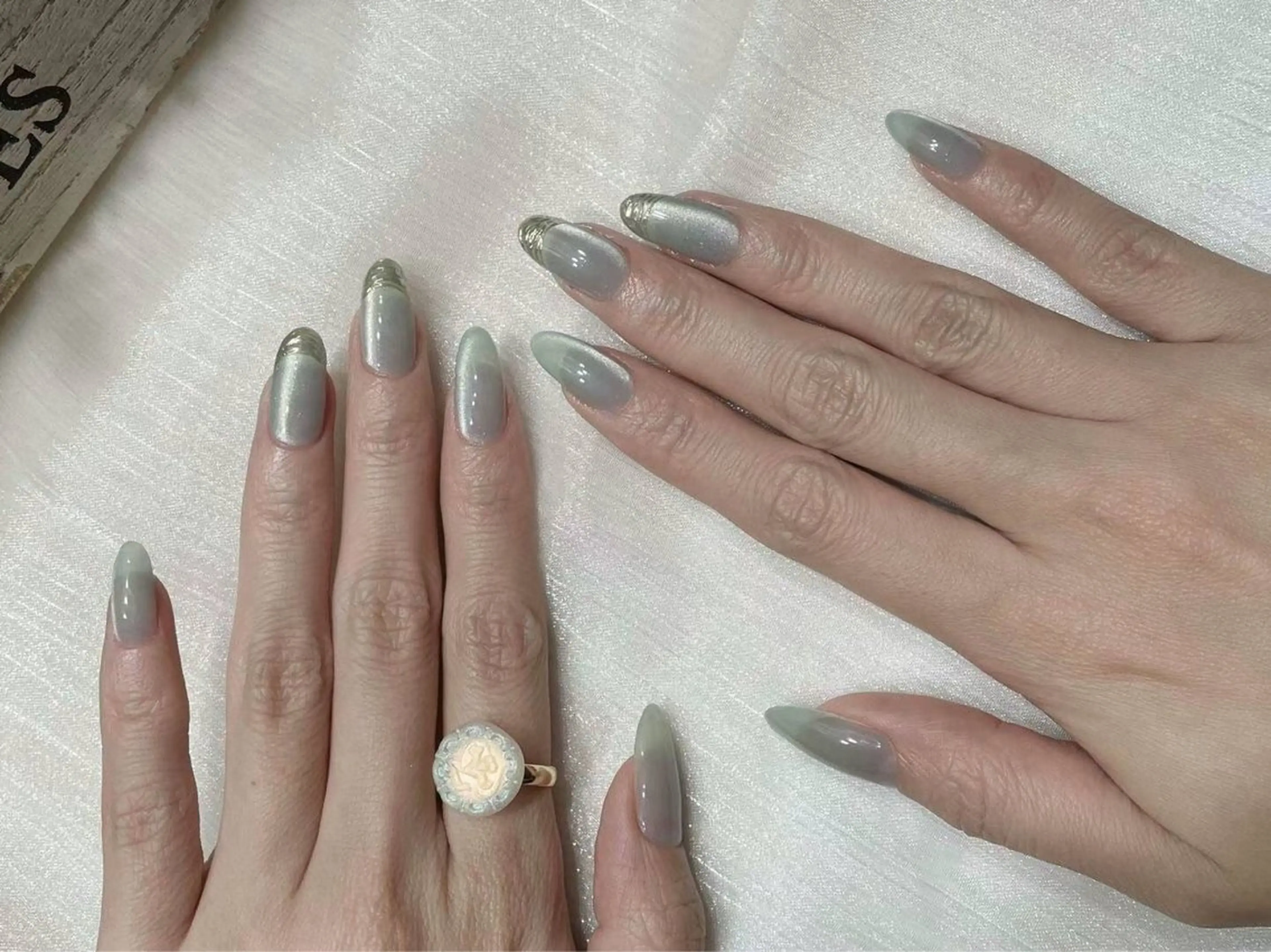 ネイル アートネイル フラワーネイル フットネイル ジェルネイル マグネットネイル Babarla　Nail　Salon所属・babarla Nailのネイルデザイン