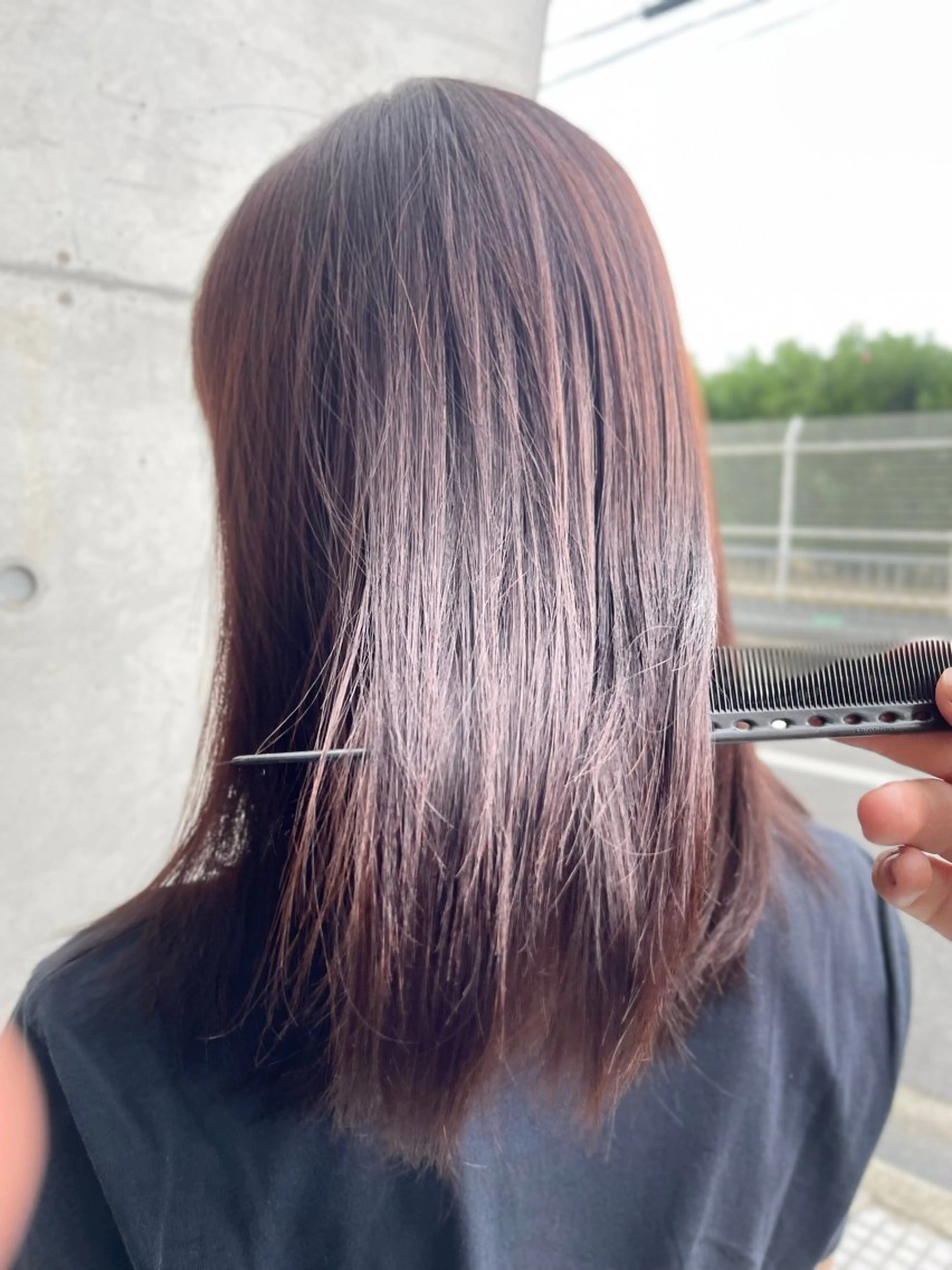 ミディアム カラー 髪質改善 ♦️髪質改善縮毛矯正 美髪💍谷口克也♦️のヘアスタイル