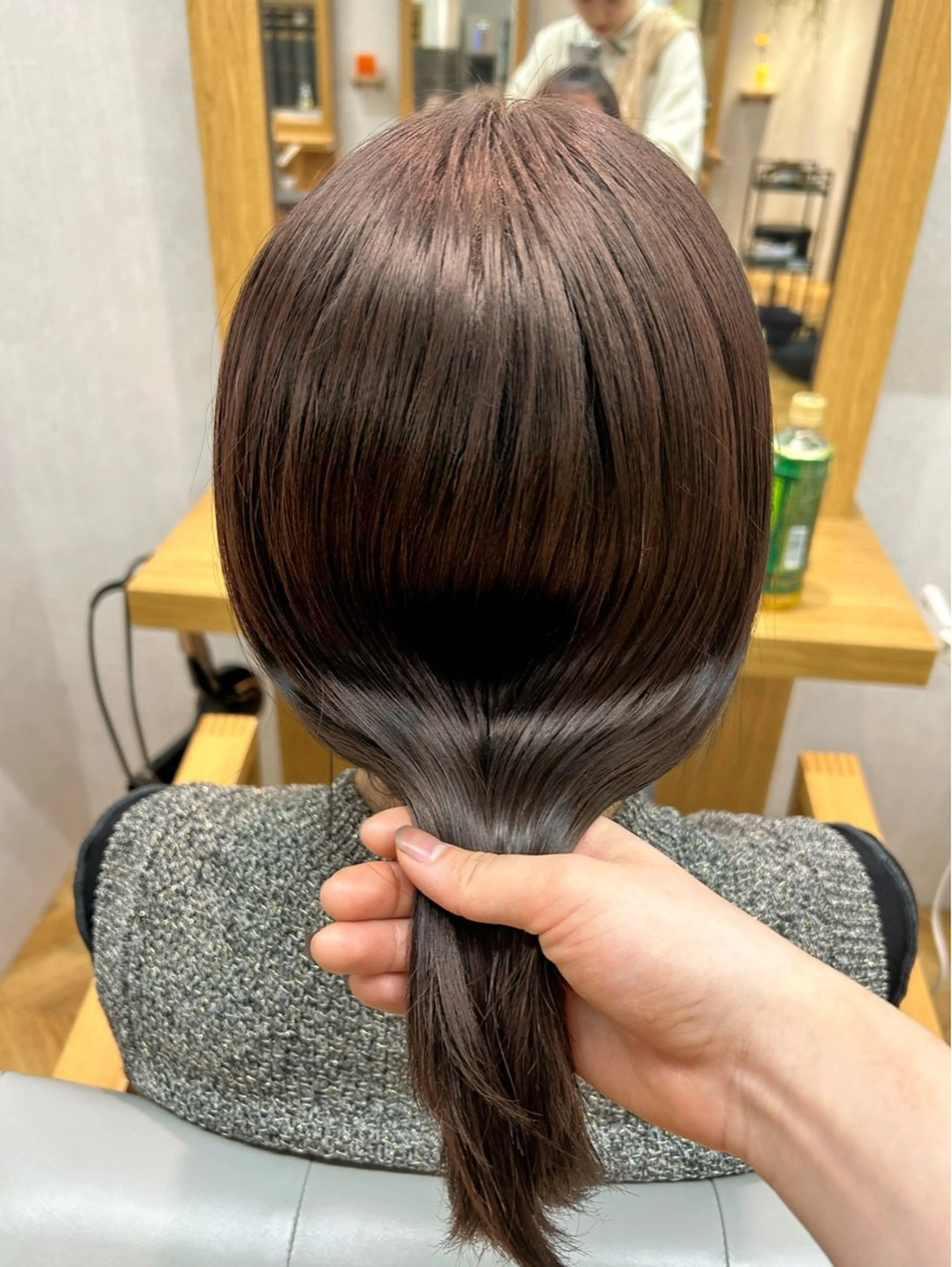 ミディアム カラー ブラウンカラー トリートメント 透明感/ベージュ /kazui🐈のヘアスタイル