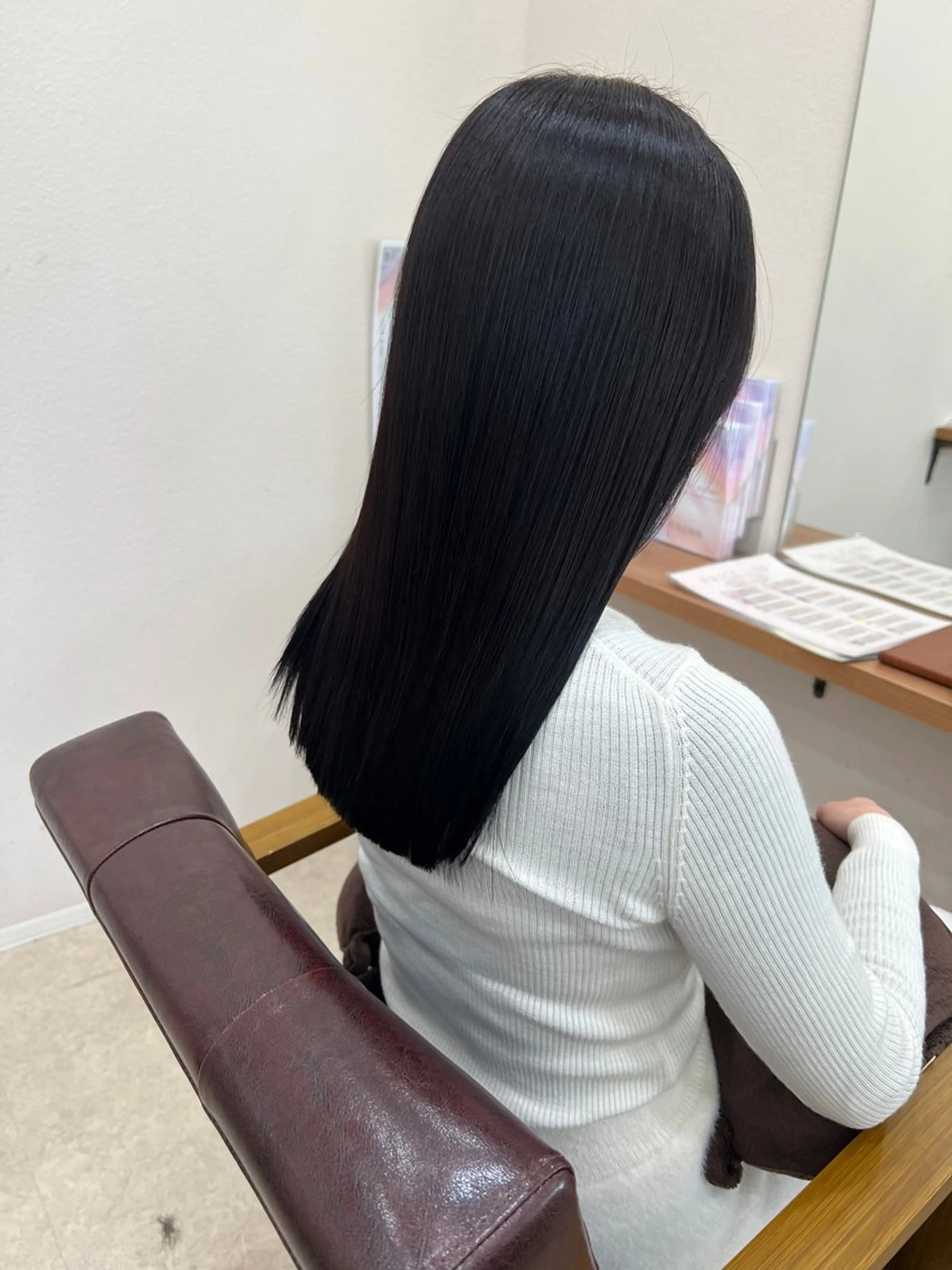 ロング 松本 華林のヘアスタイル