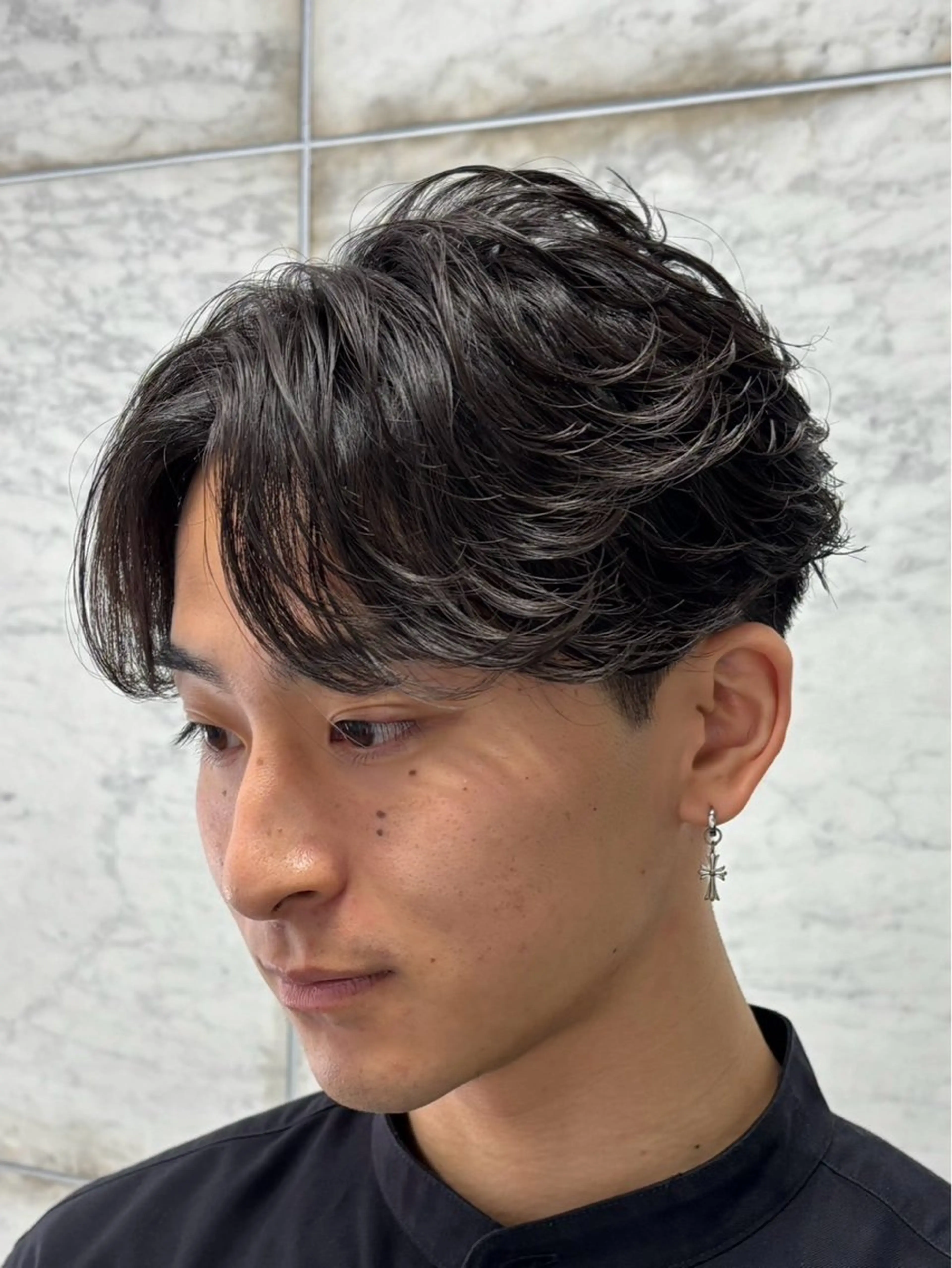 メンズカット＋フェザーパーマ🪶の写真