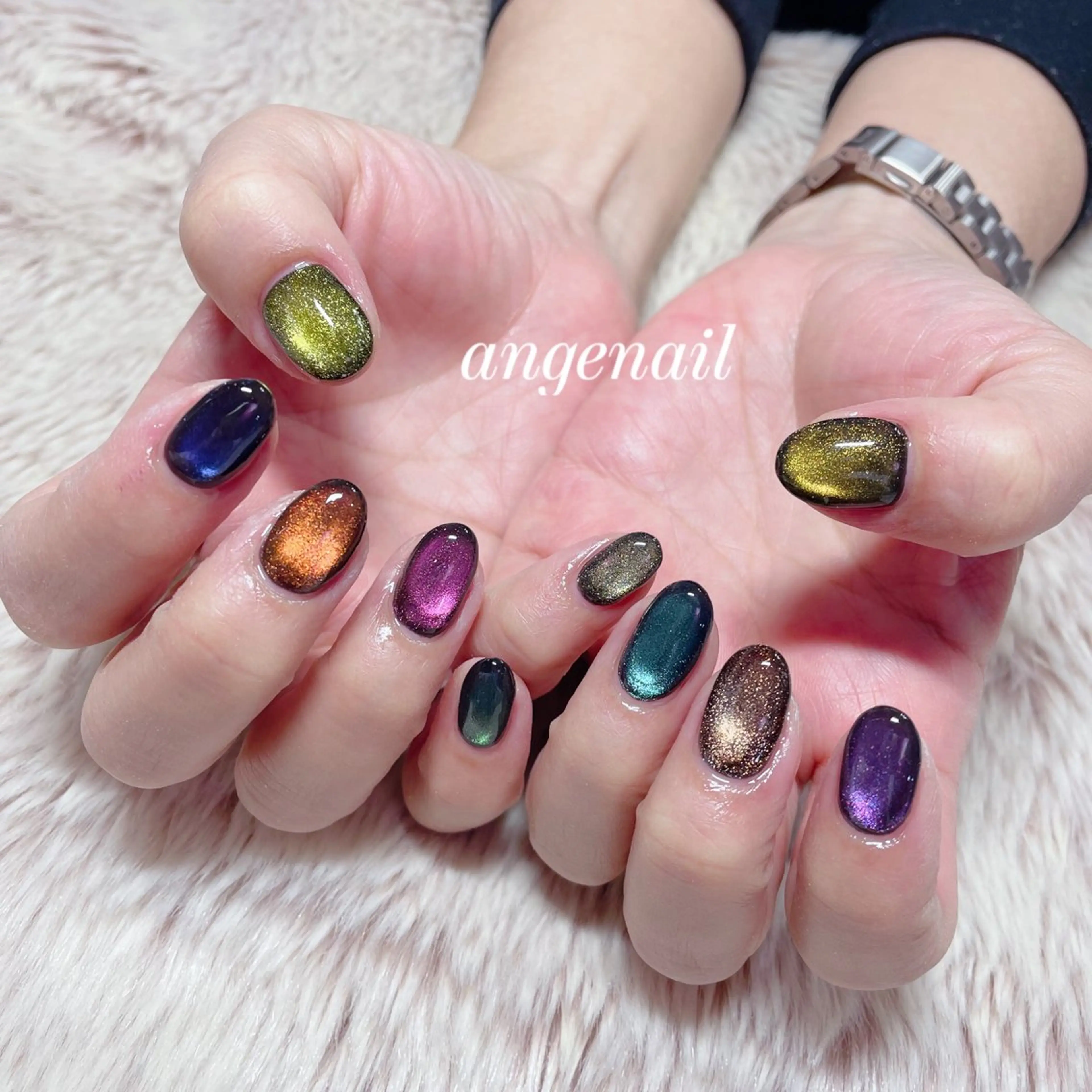 ネイル ハンドネイル オーナーネイリスト MAKIのネイルデザイン