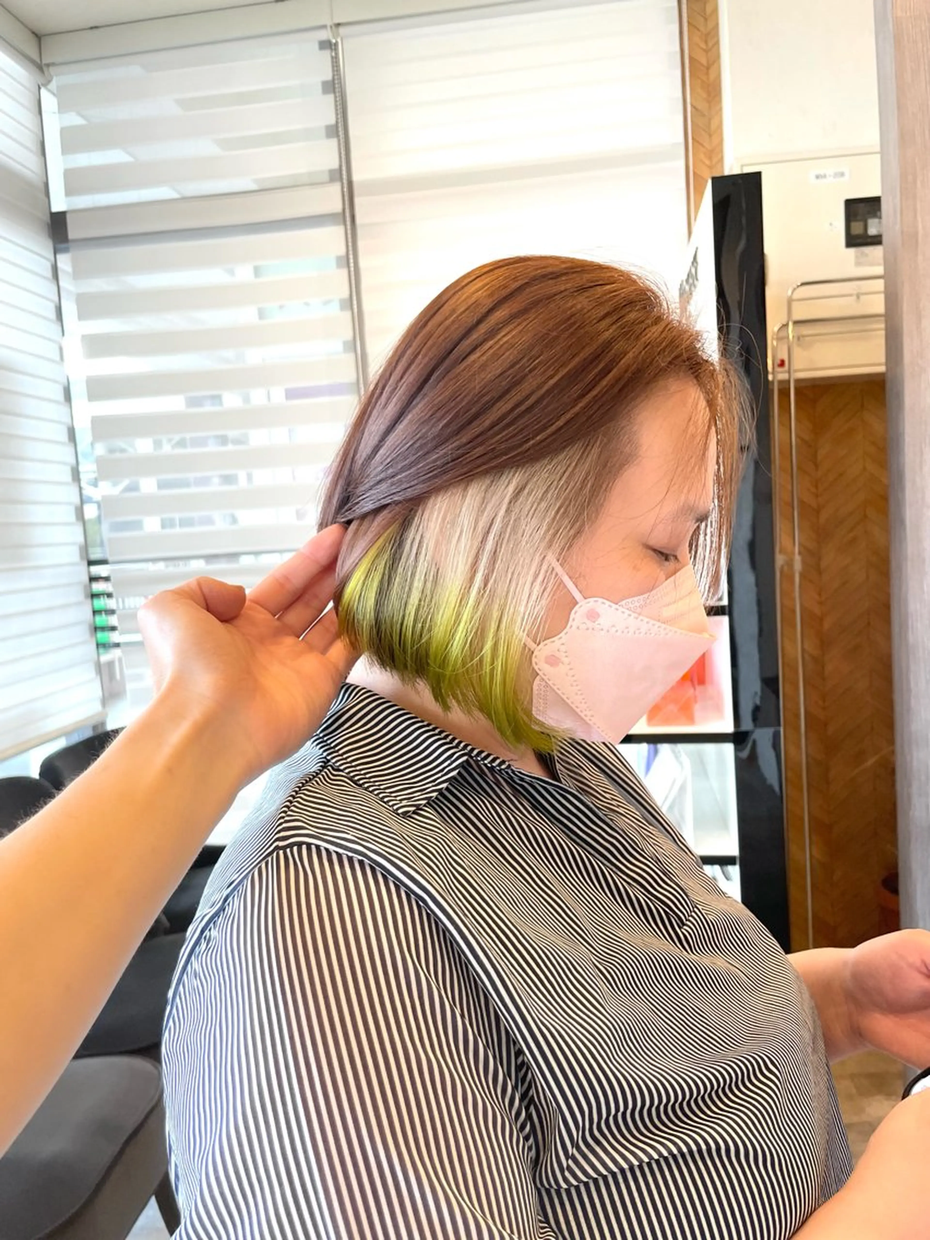 ショート カラー 田中   麗彩也のヘアスタイル