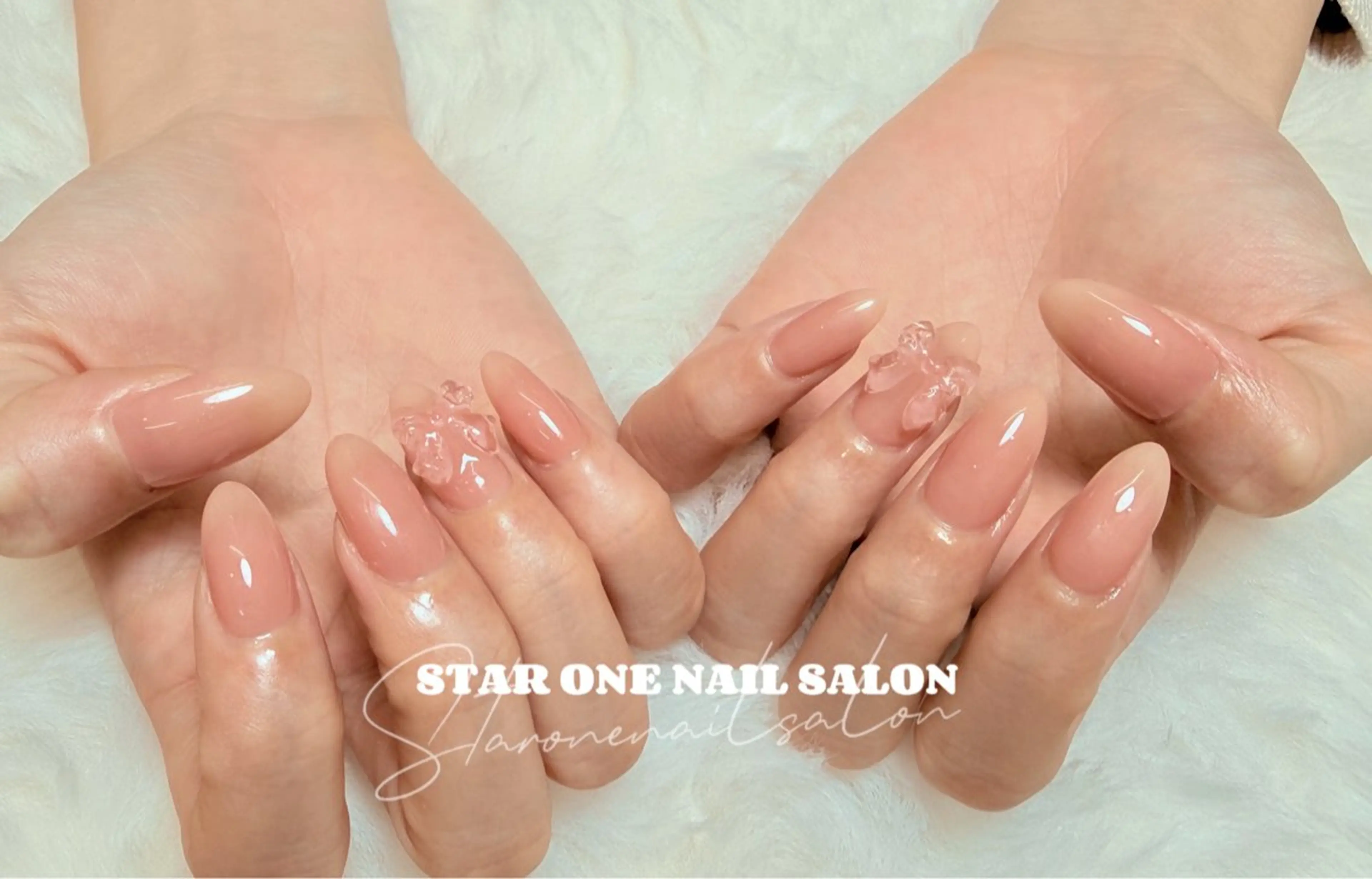 ネイル ハンドネイル 星 あみのネイルデザイン