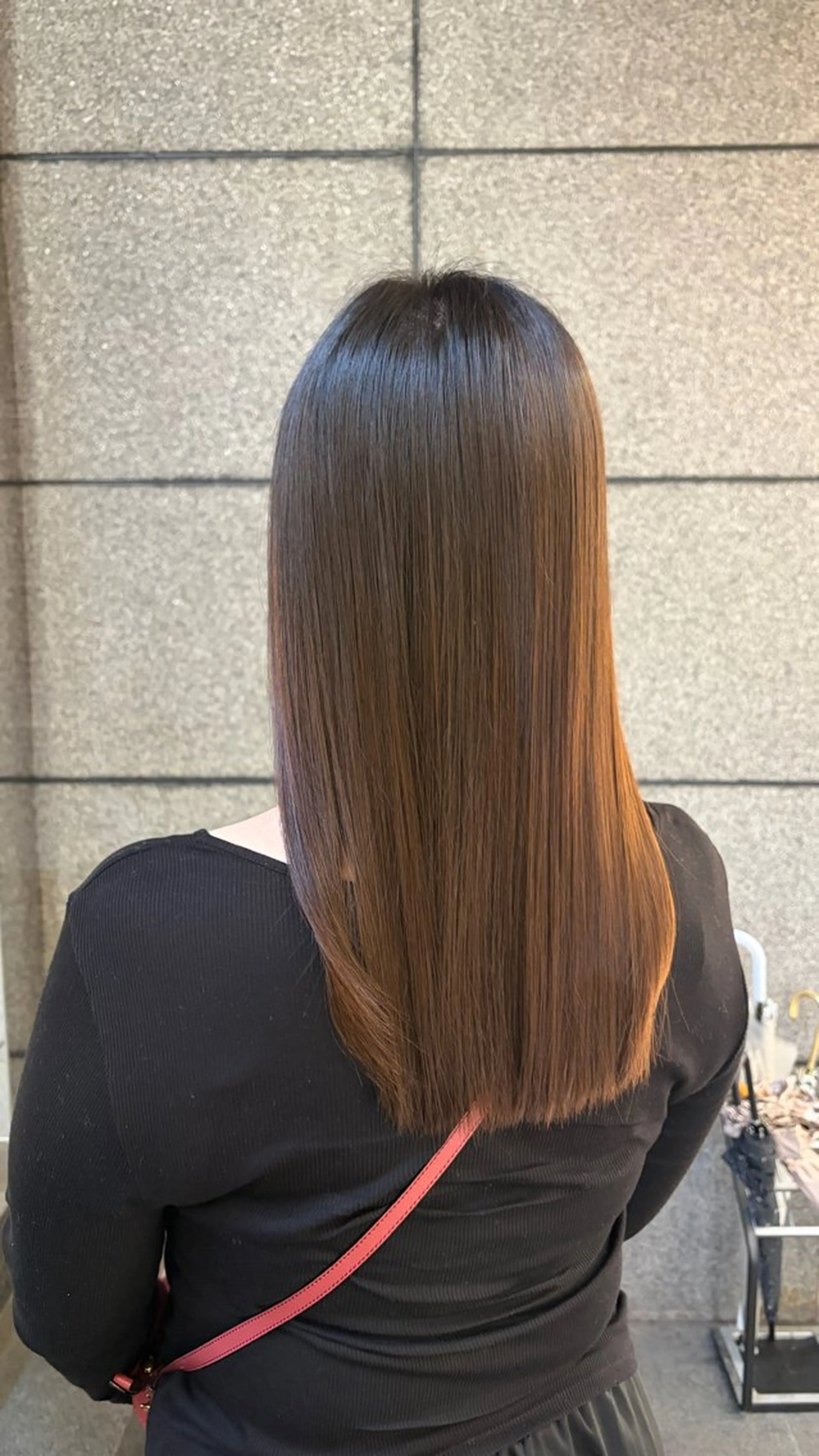 ミディアム 海優⭐️ネイル⭐️ 透明感カラーのヘアスタイル