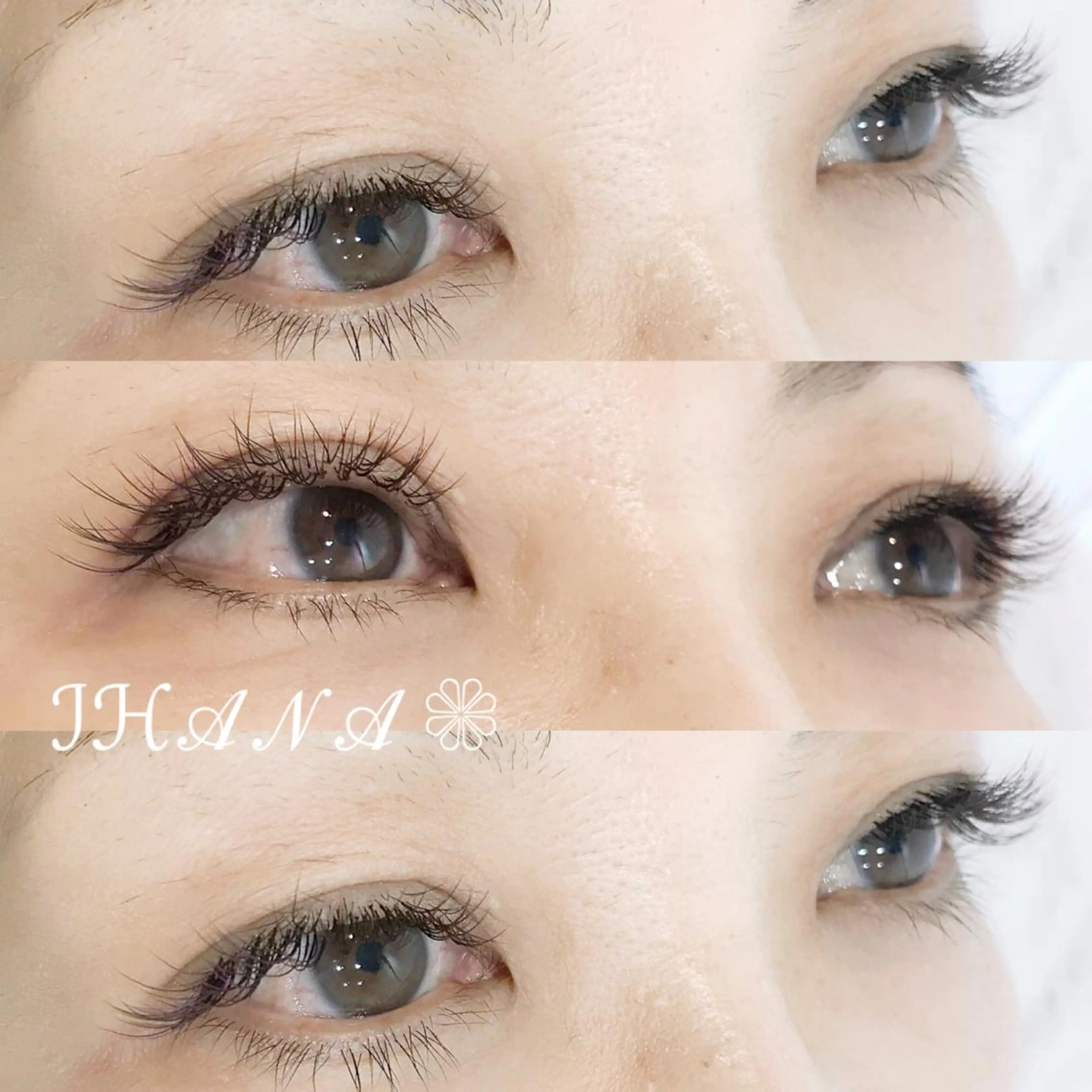 マツエク・マツパ Cカール カラーマツエク 目尻長め IHANA ❁ イハナのマツエク・マツパデザイン