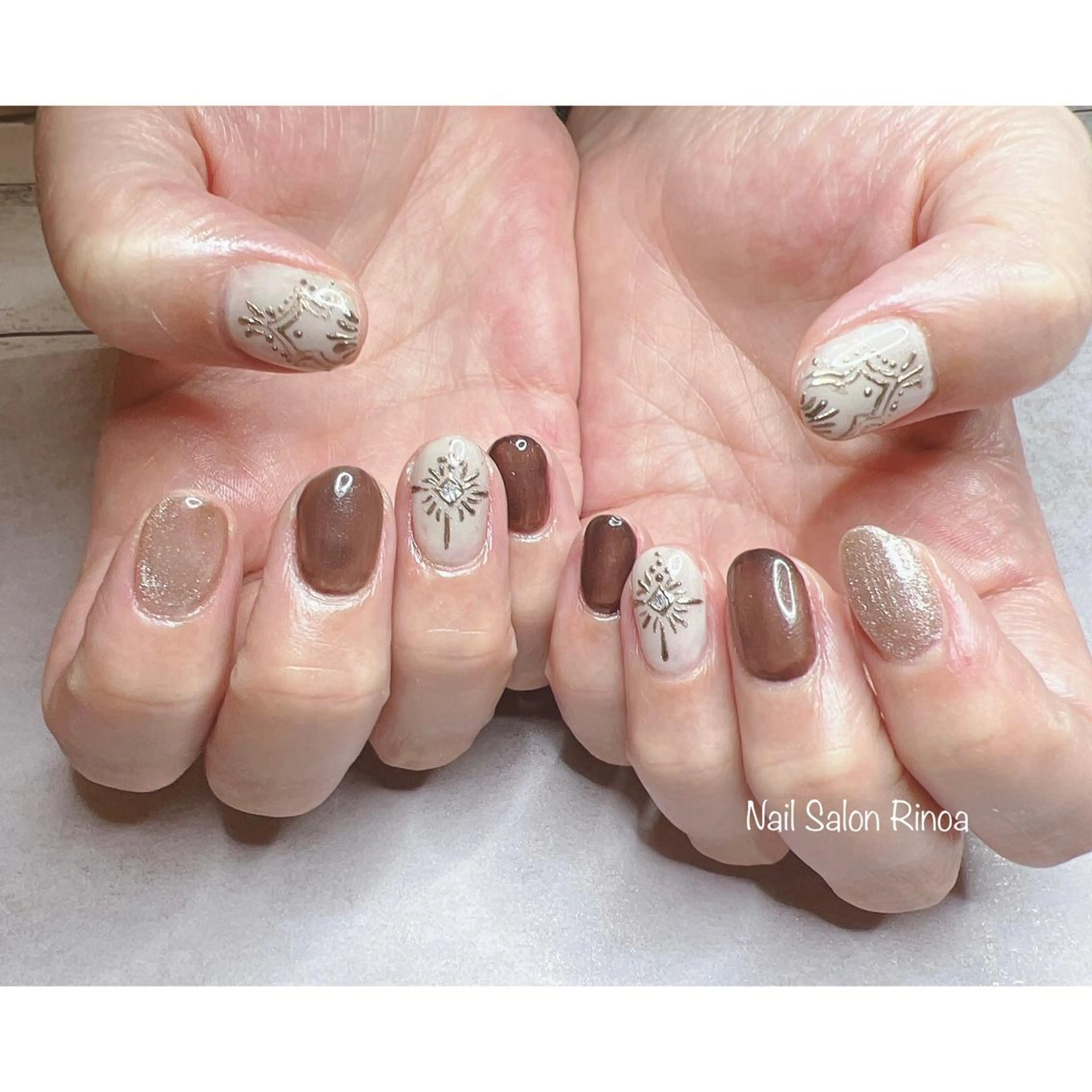 ネイル ハンドネイル フットネイル Nail Salon Rinoaのネイルデザイン