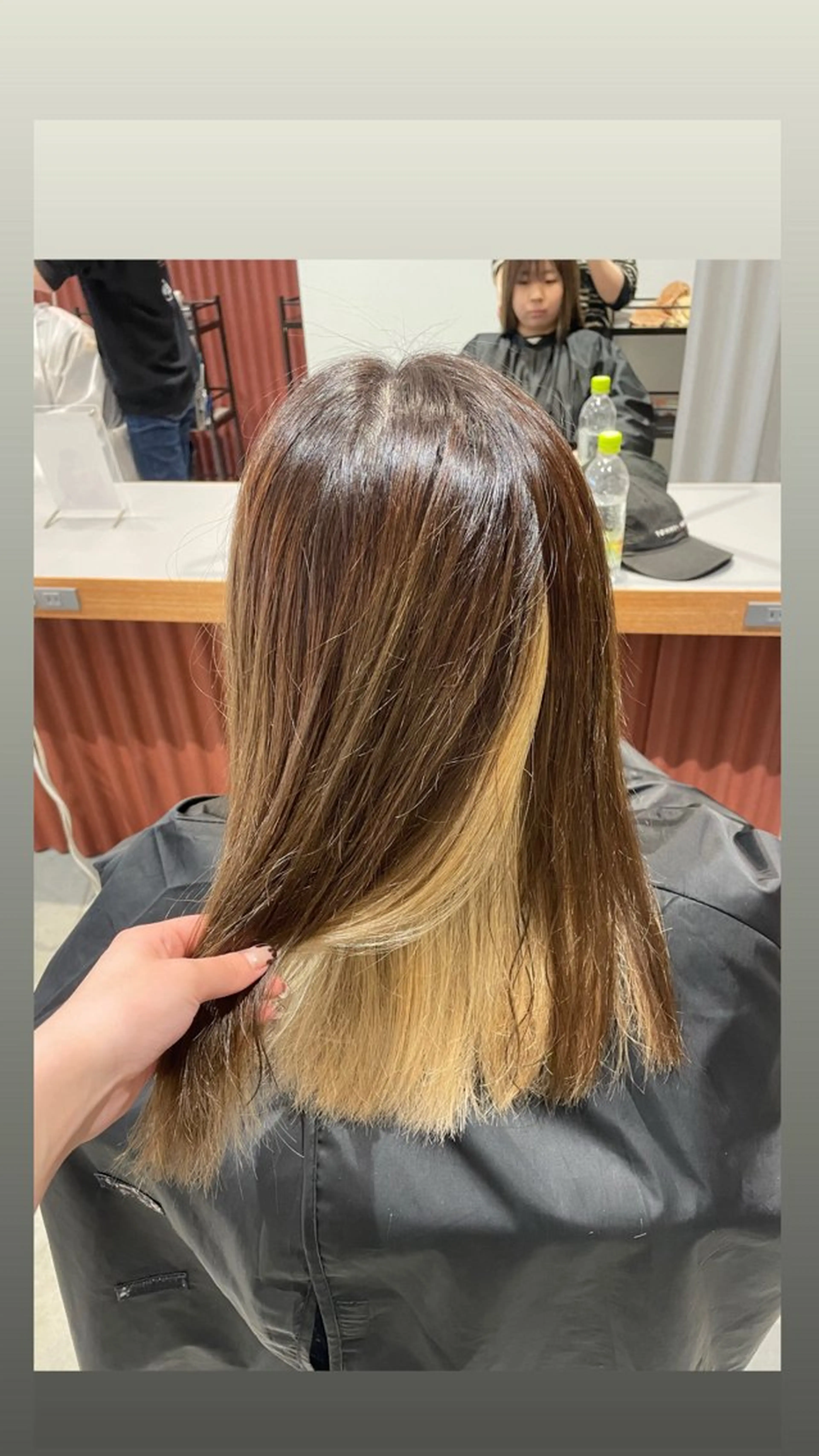 ミディアム カラー 透明感カラー🦋艶髪 イヴカ💙のヘアスタイル