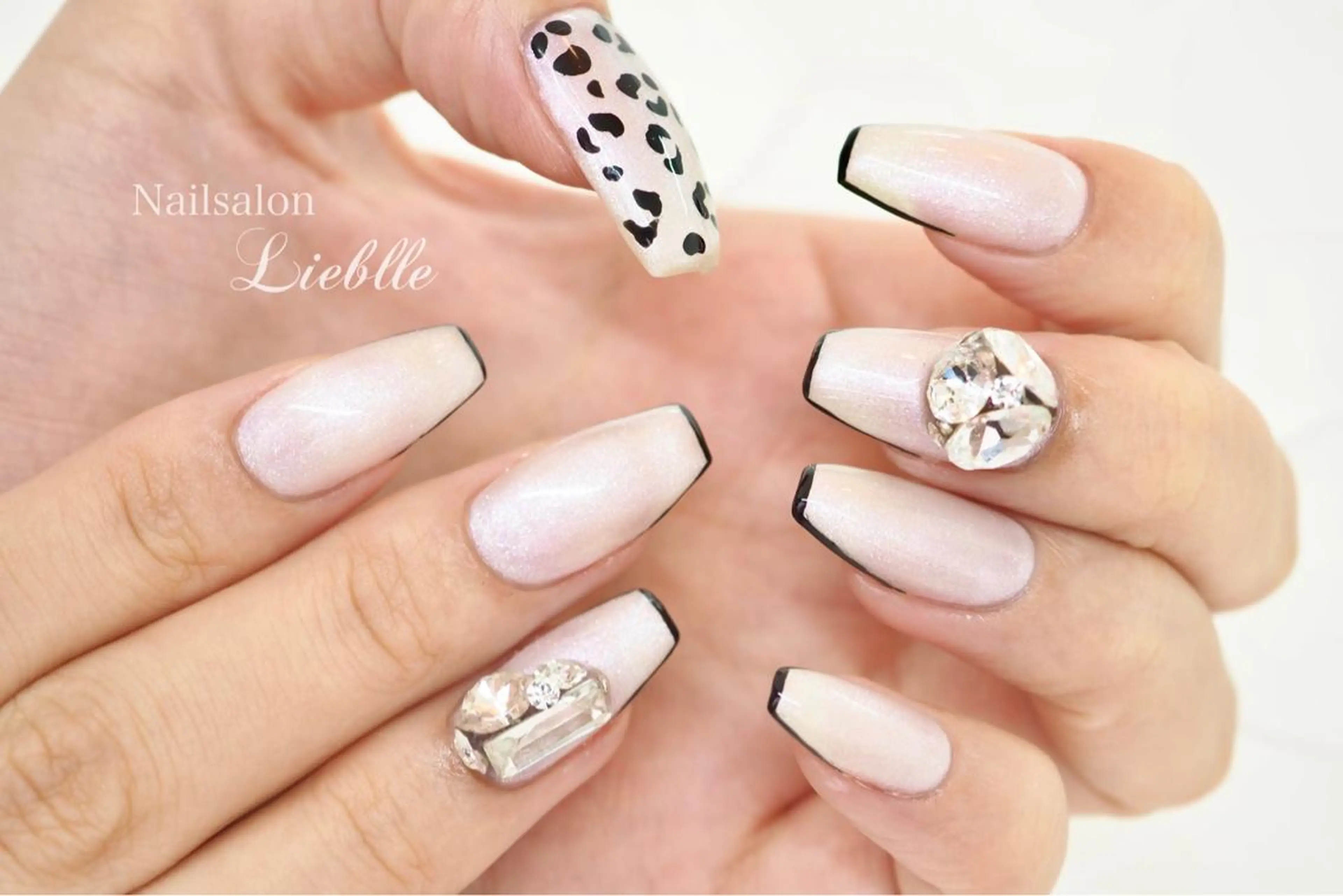 ロング カラー ネイル ハンドネイル Nail salon Lieblleのネイルデザイン