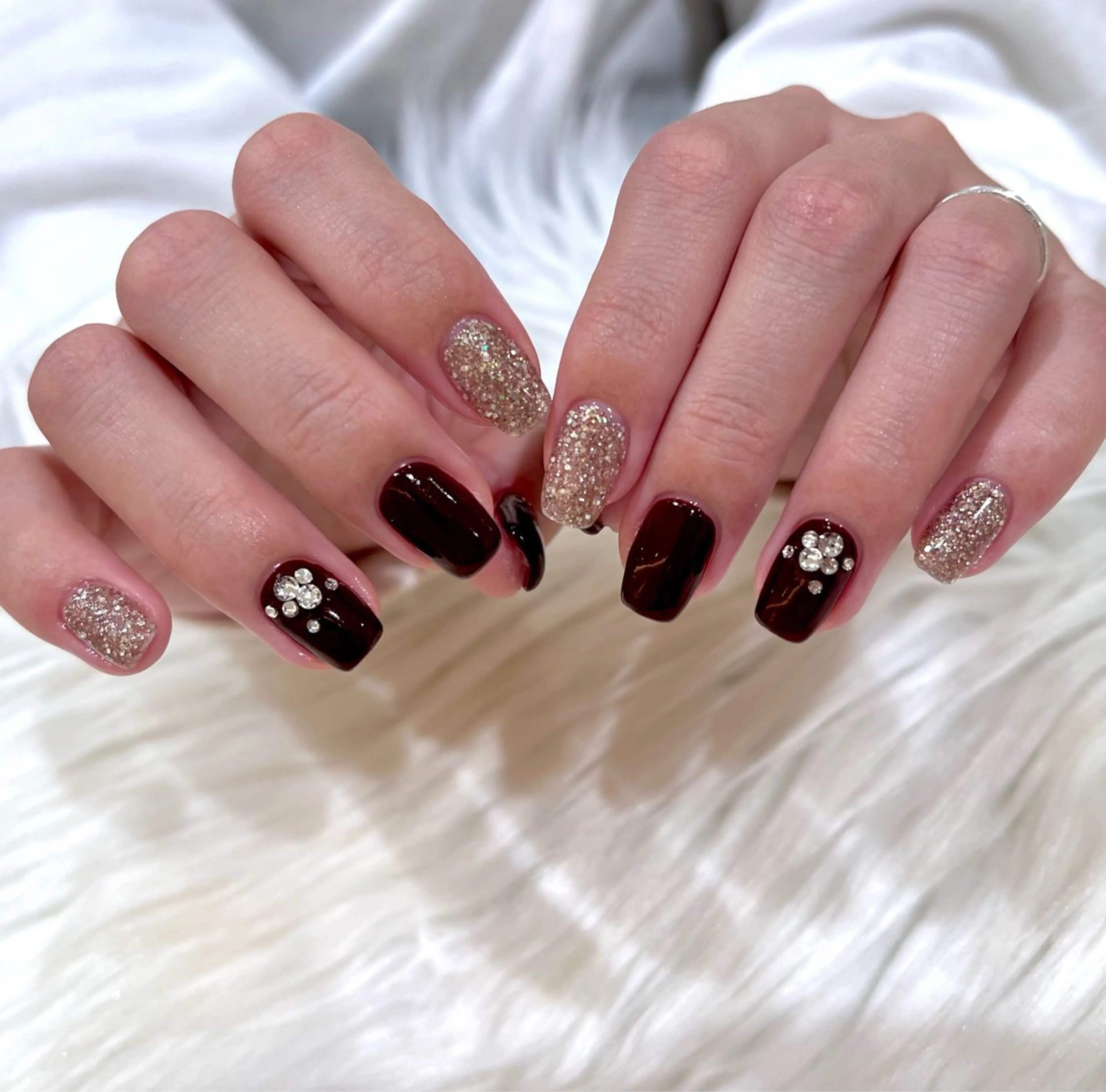 ネイル アートネイル ワンカラーネイル 田中 夏海のネイルデザイン