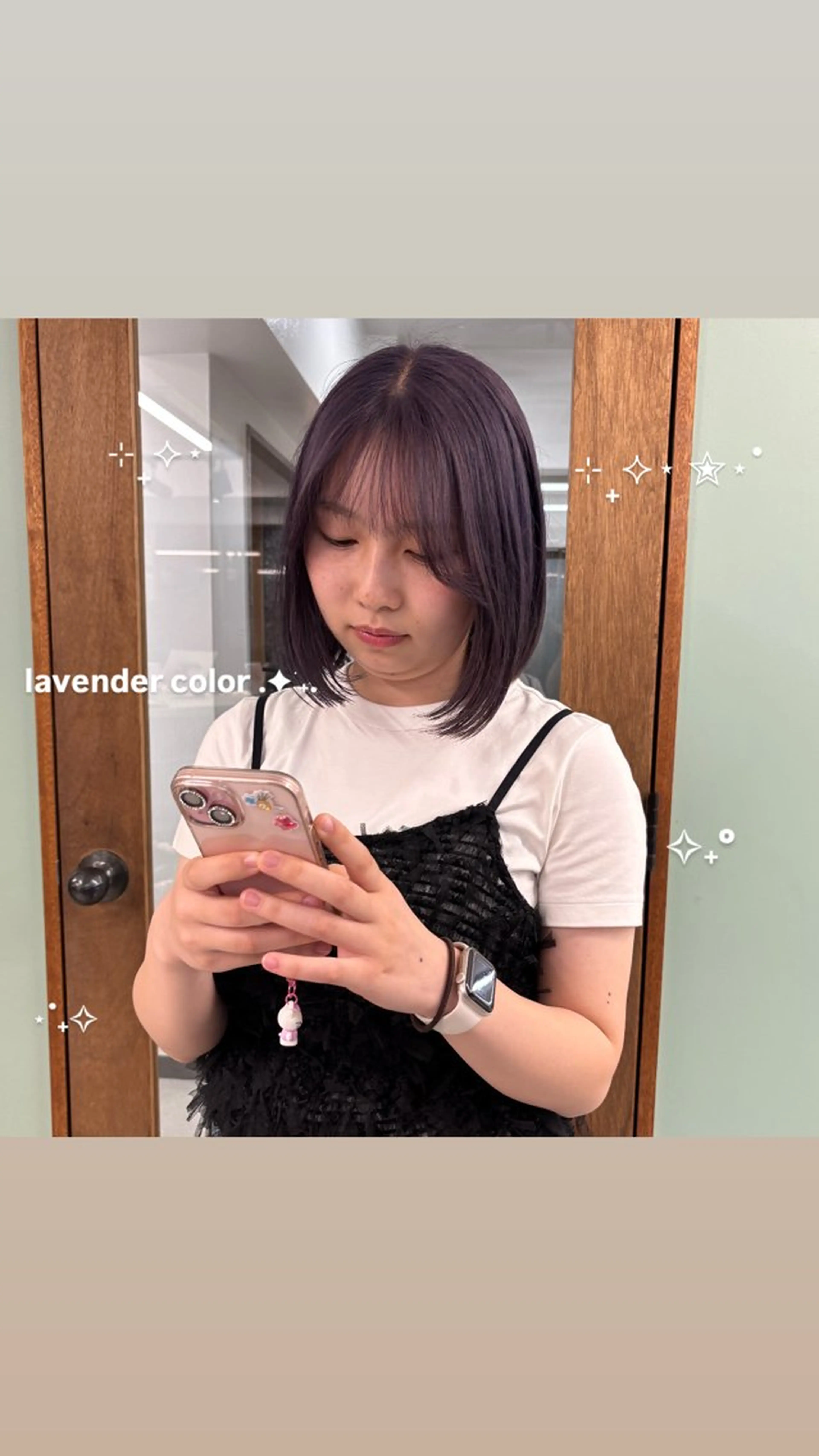 ミディアム カラー ヘアカラー 横浜カラーモデル/ 横浜縮毛矯正/さえのヘアスタイル