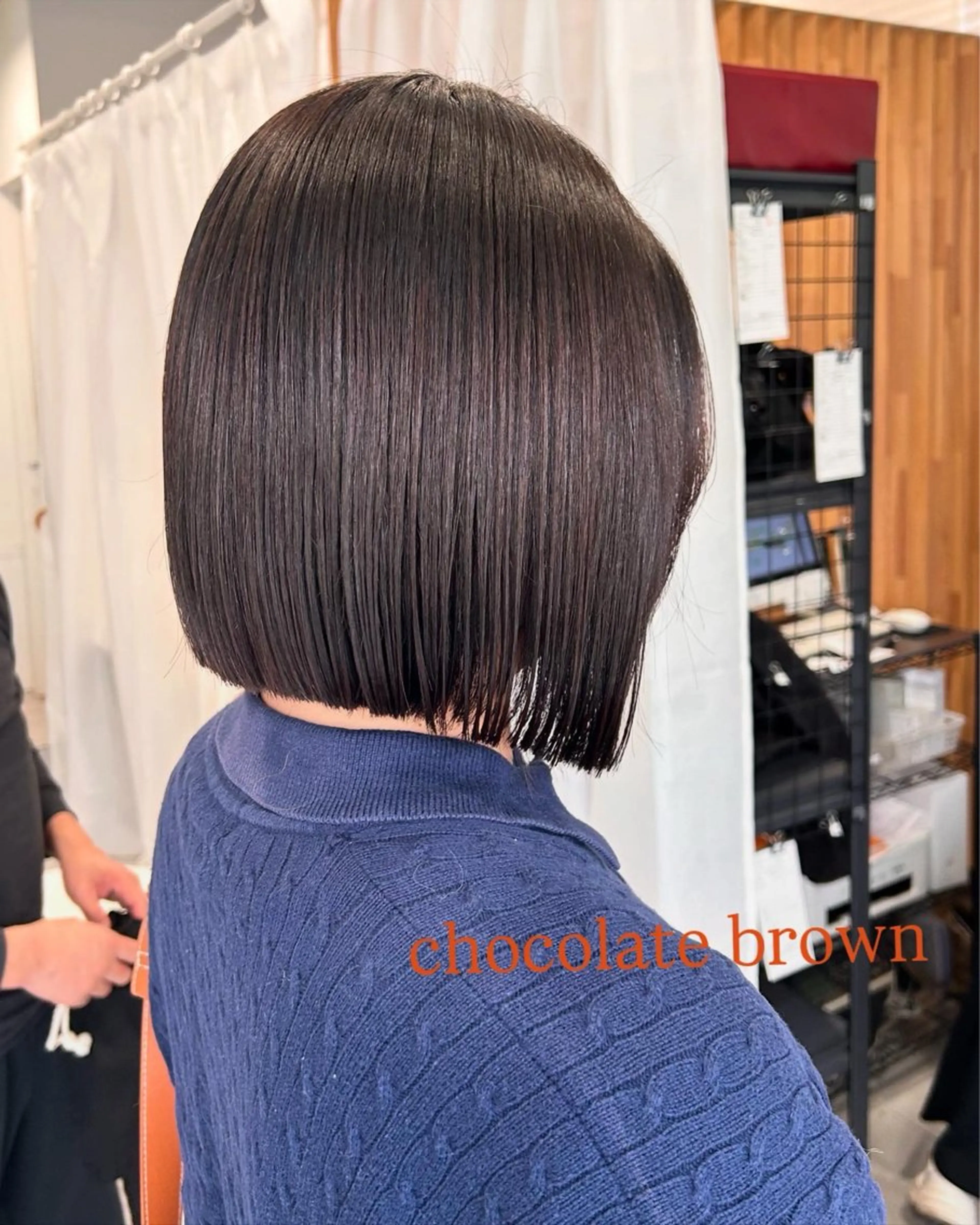 ショート カラー カット ヘアカラー 縮毛矯正 トリートメント ぱつっとボブ/ 小野あかねのヘアスタイル