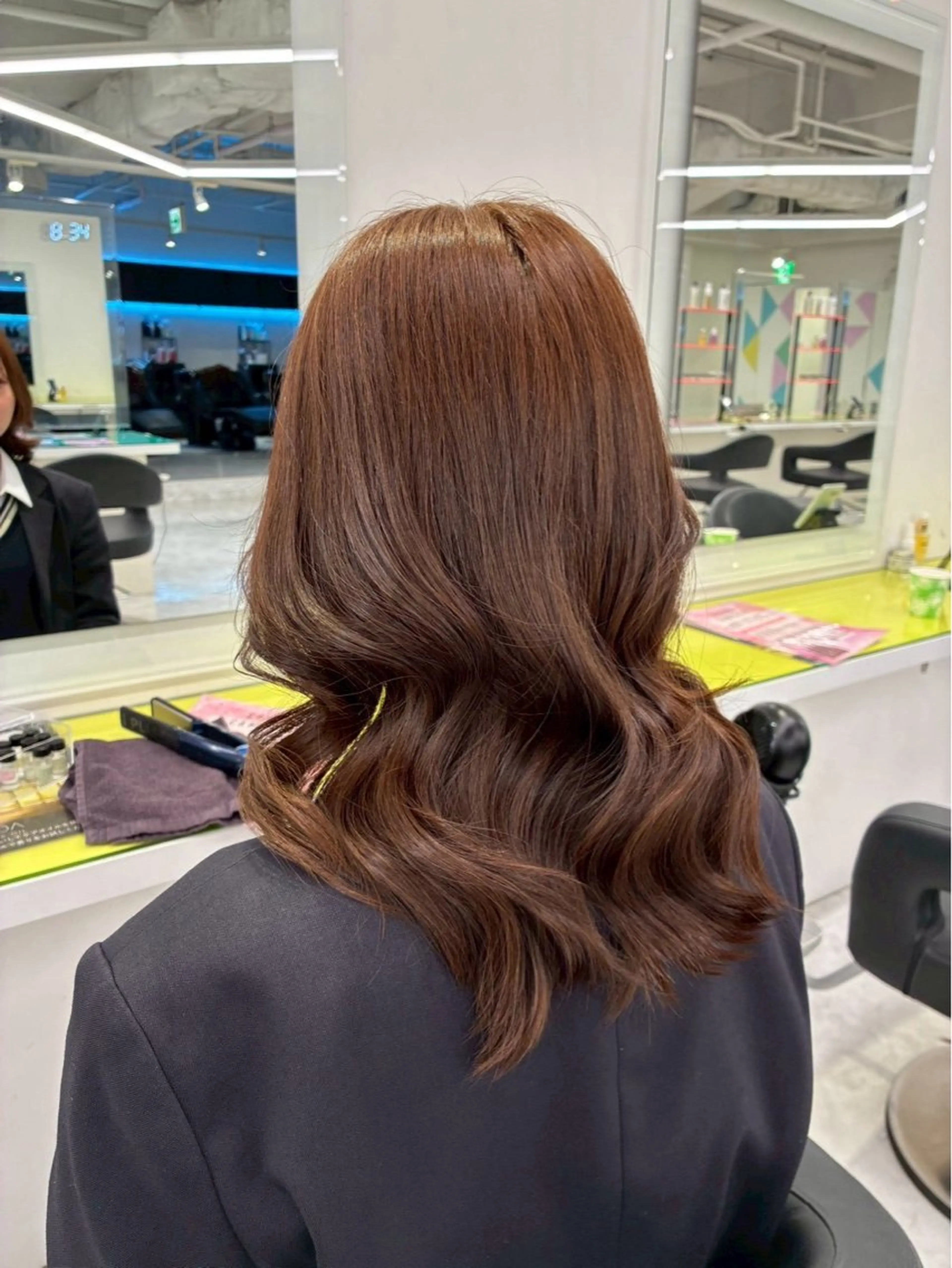 セミロング カラー ヘアアレンジ 🦋艶出しワンカラー 🦋MASAKIのヘアスタイル
