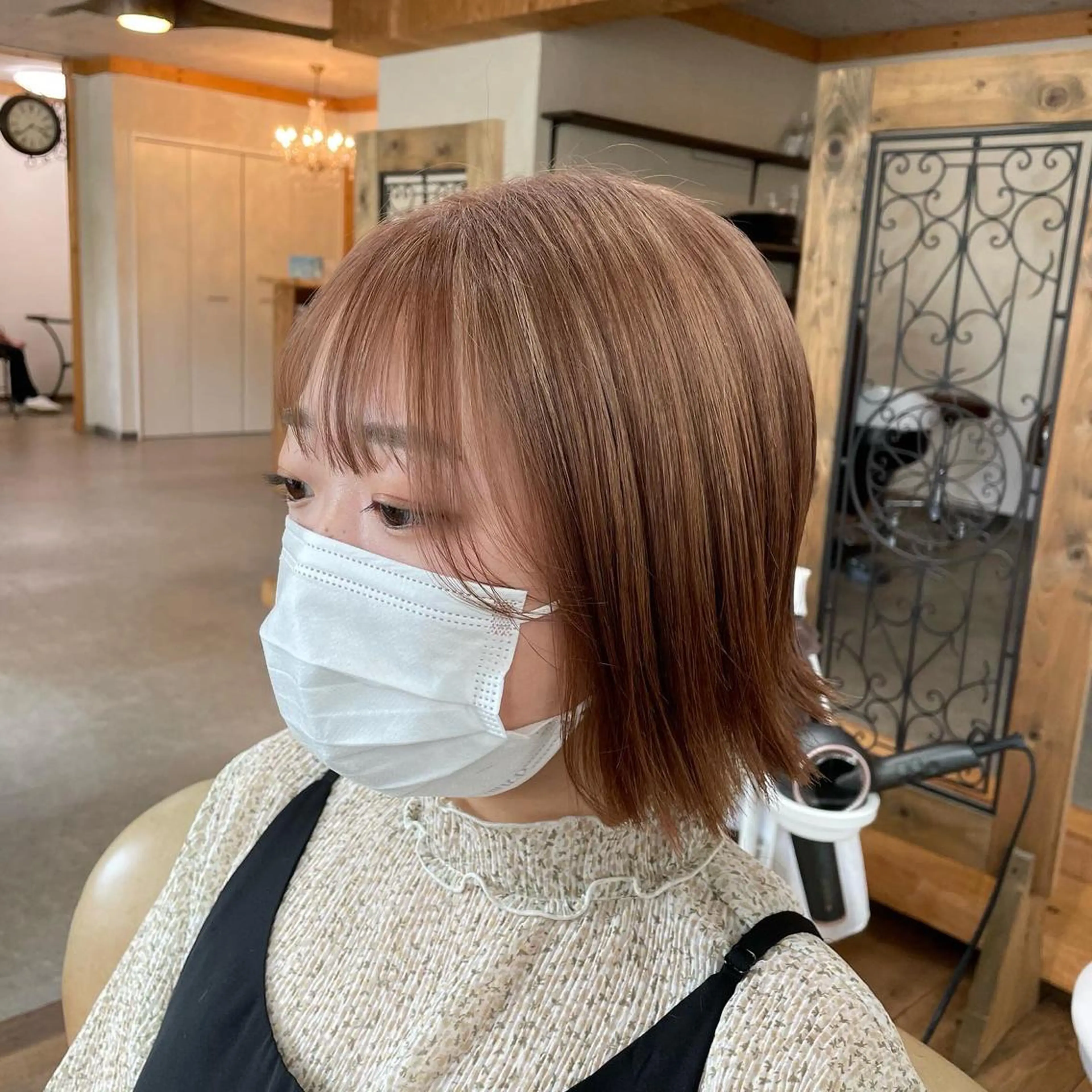 ミディアム カラー ヘアカラー トリートメント 🌼RIKA🌼 レディース専門💖のヘアスタイル