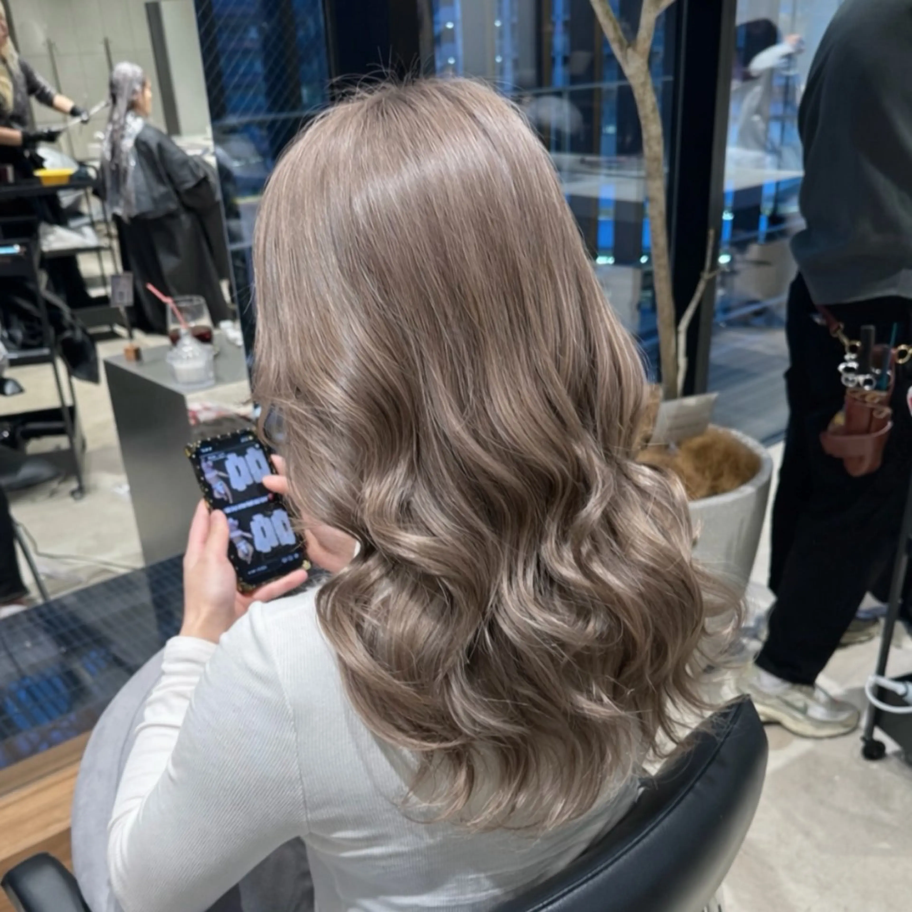 カラー ヘアカラー nanami ￤髪質改善￤レイヤーのヘアスタイル