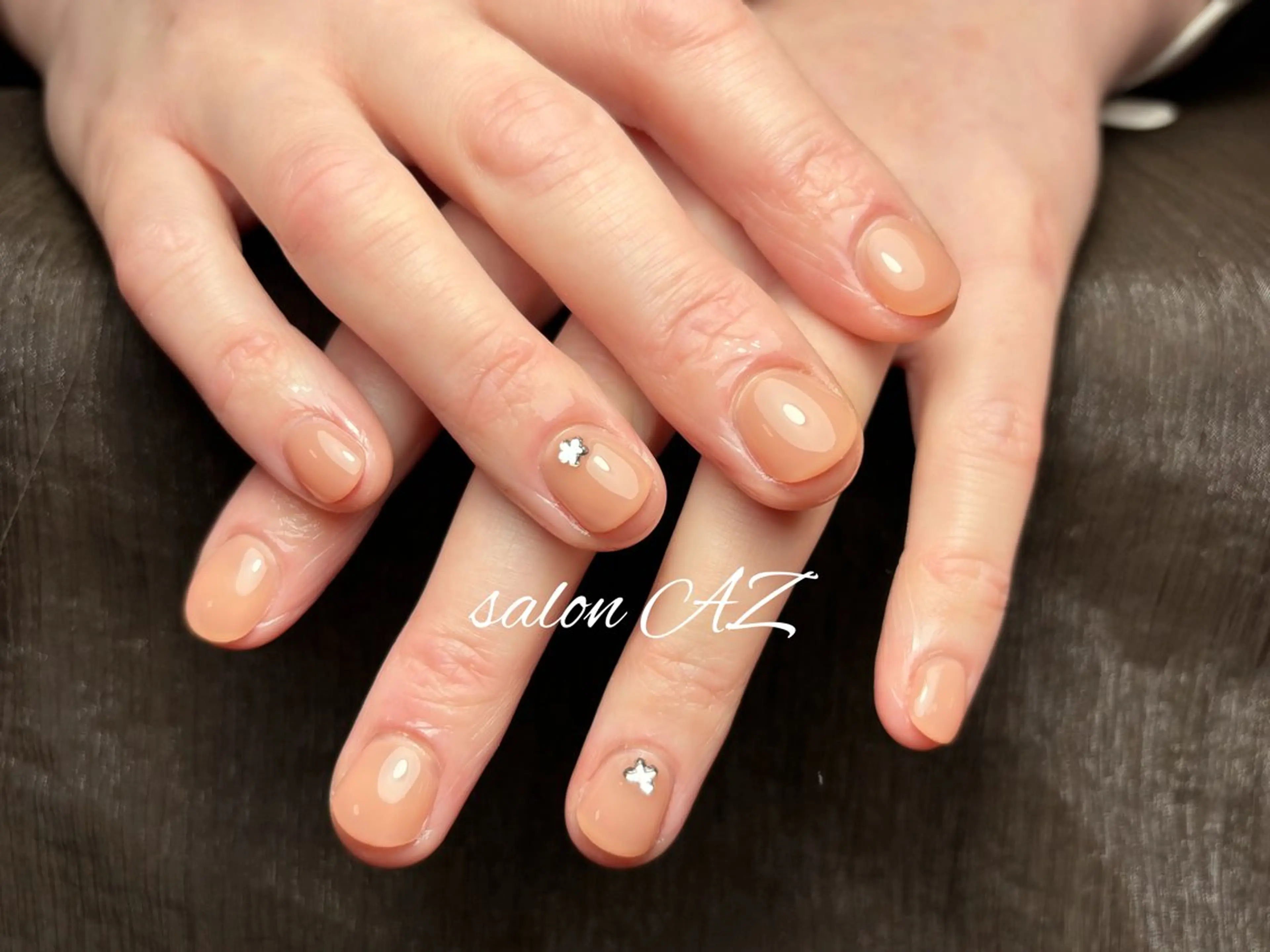 ネイル 桜ネイル 長さ出し フットネイル フレンチネイル ジェルネイル salon AZのネイルデザイン