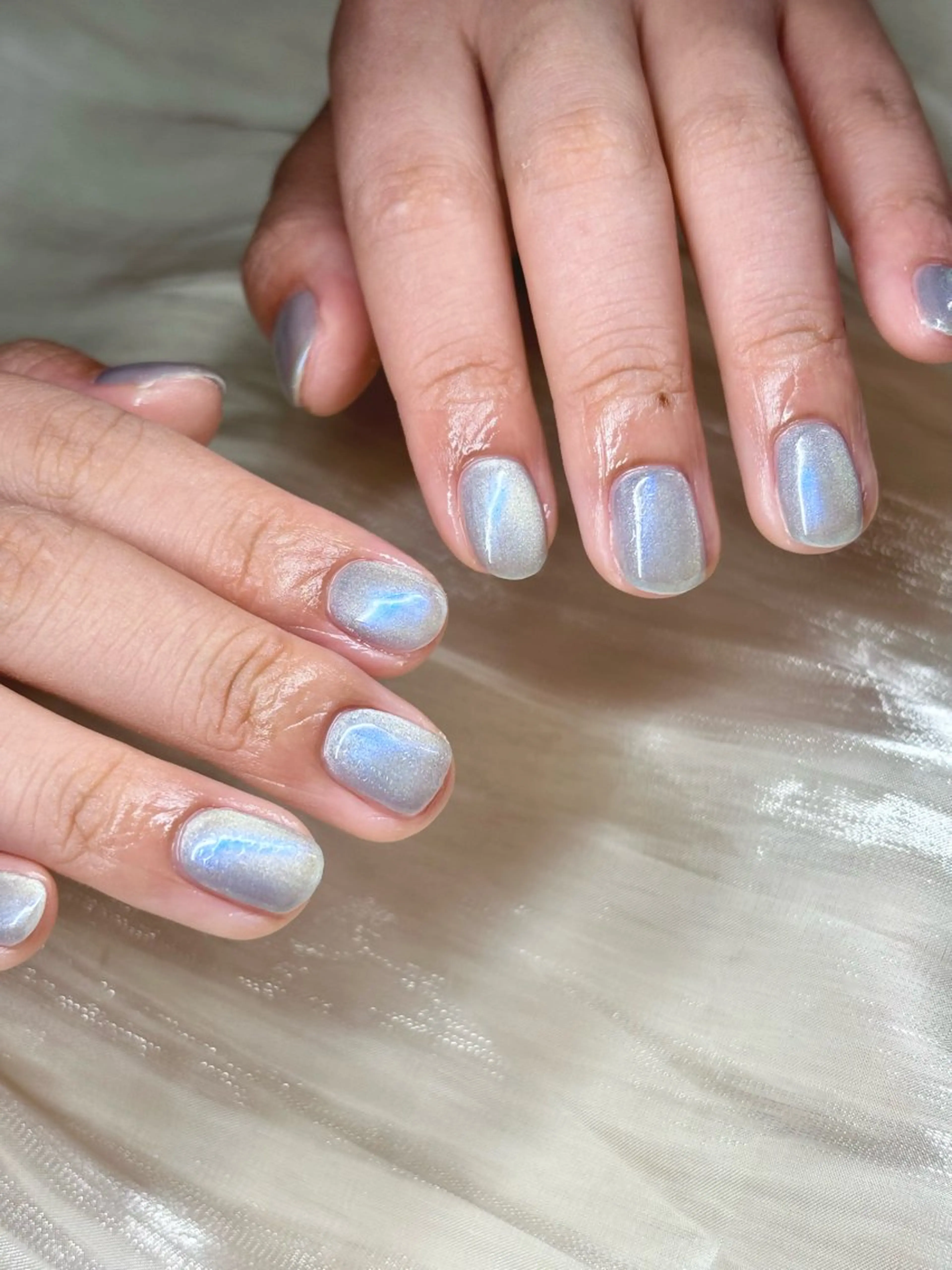 ネイル マグネットネイル ワンカラーネイル ETE LUNA NAILのネイルデザイン