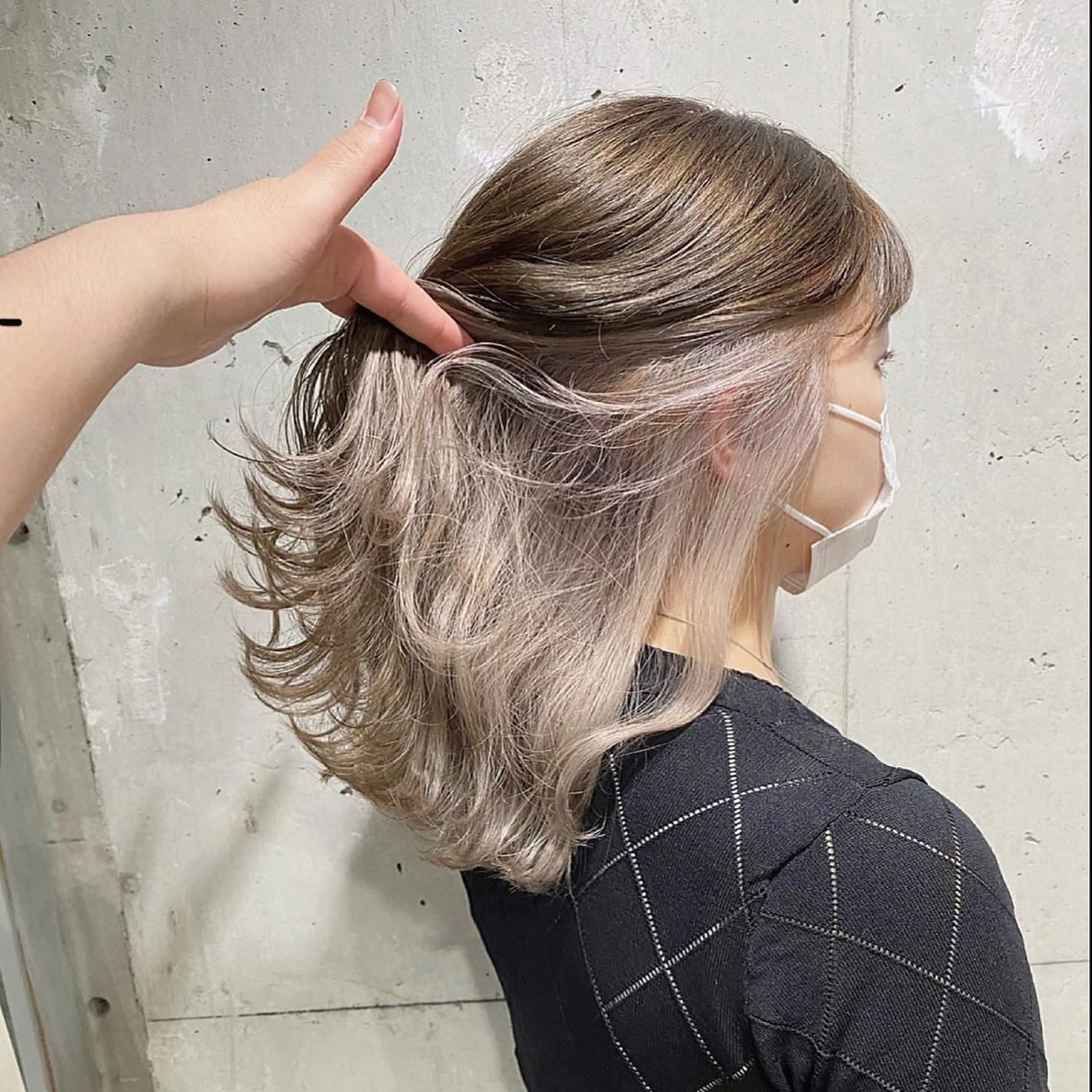 ミディアム カラー 横浜駅メンズパーマ師 🌀岩﨑弘成🌀のヘアスタイル