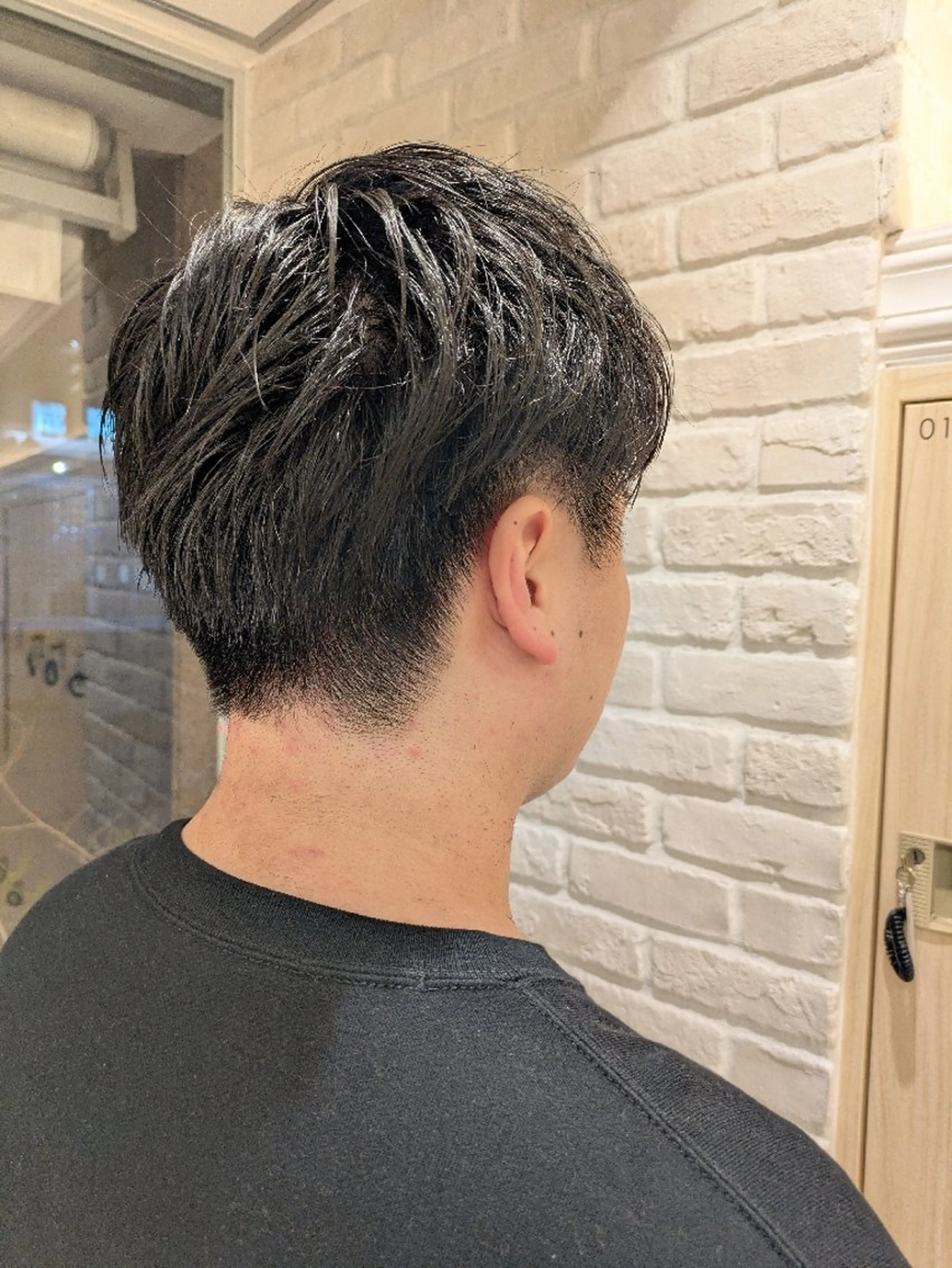 メンズ ビジネス 佐々木 萌のヘアスタイル