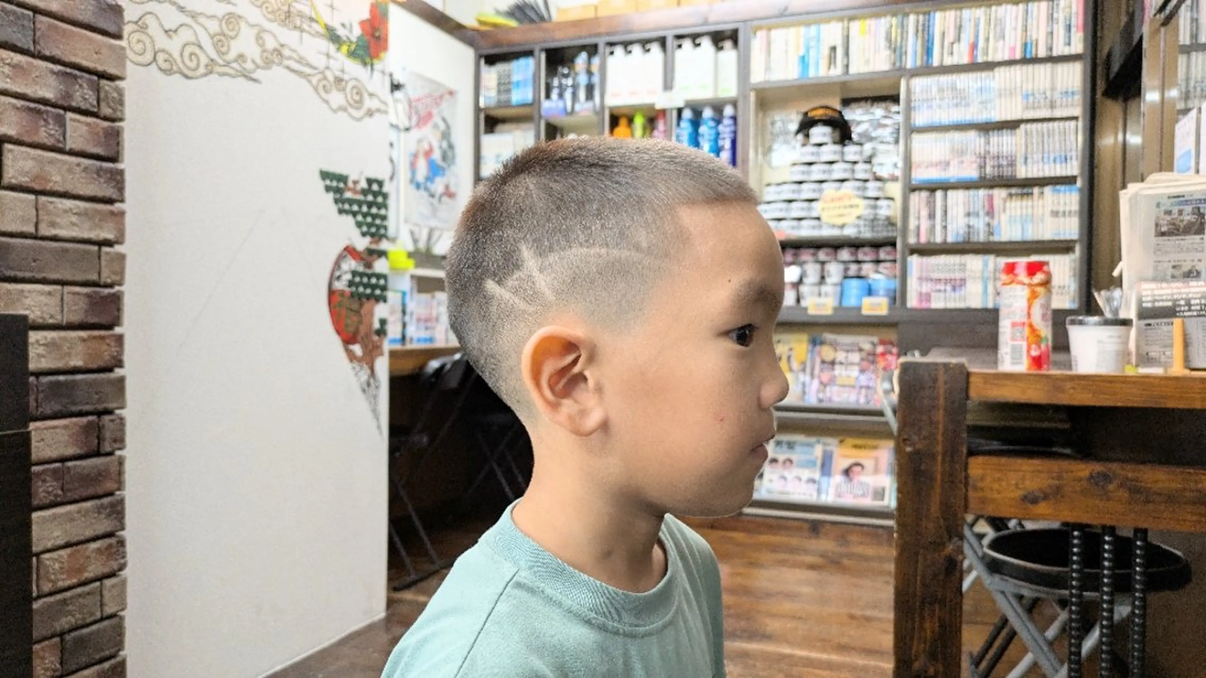 キッズ ショート カット 金城 宏宜のヘアスタイル
