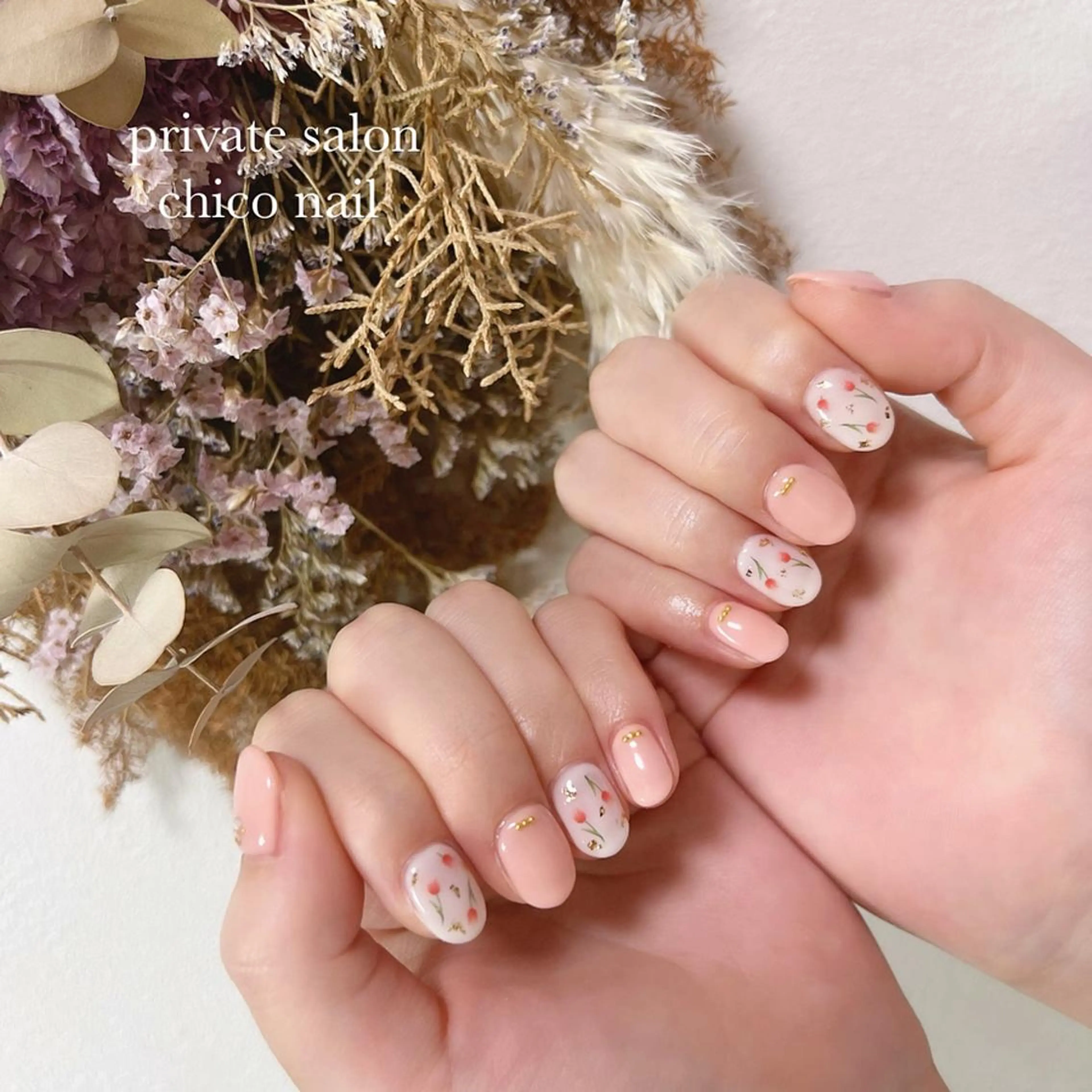 ミディアム ハンドネイル misa🌼 自由が丘のネイルデザイン