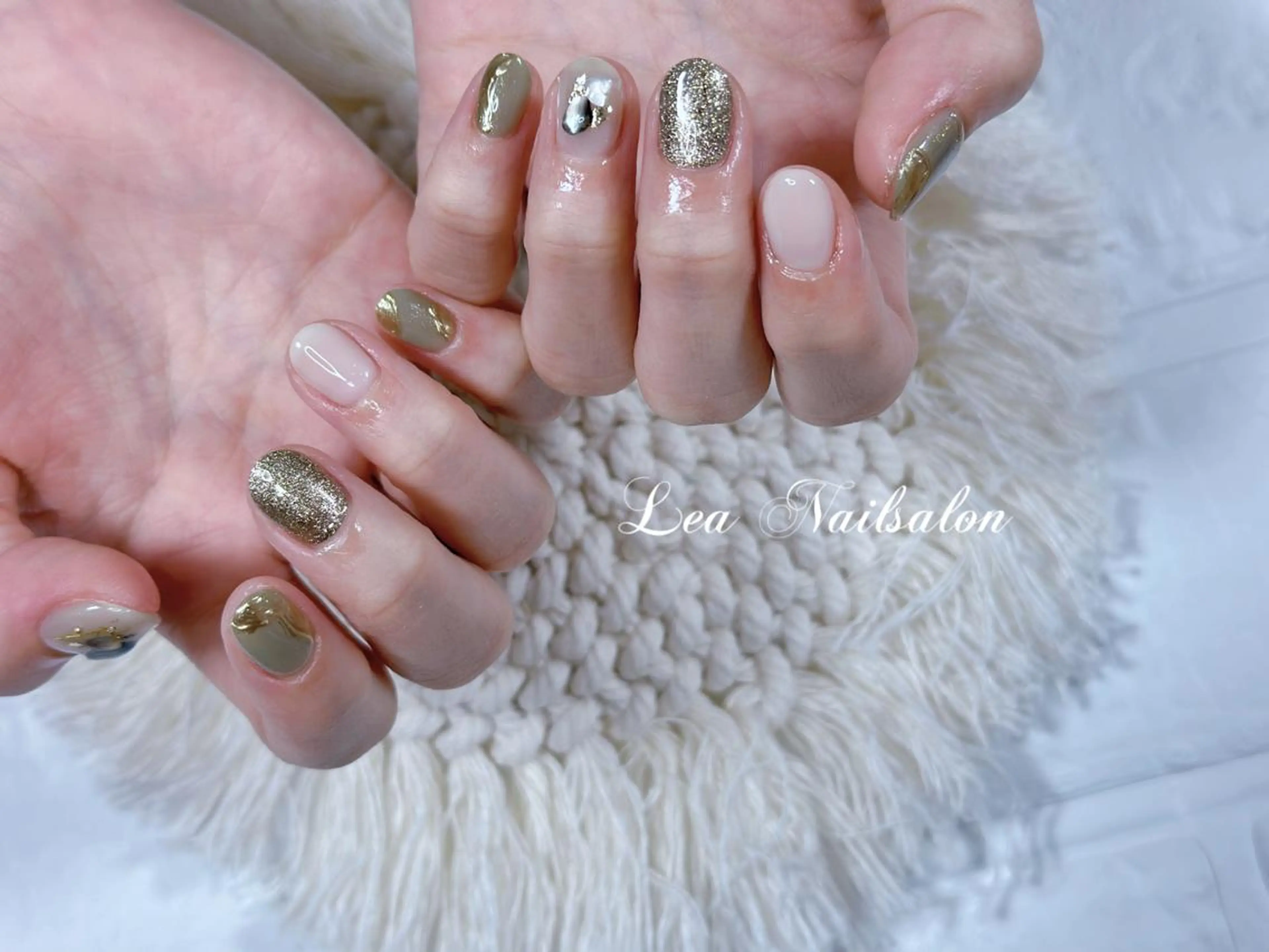 ショート カラー ネイル Le’a NailSalonのネイルデザイン