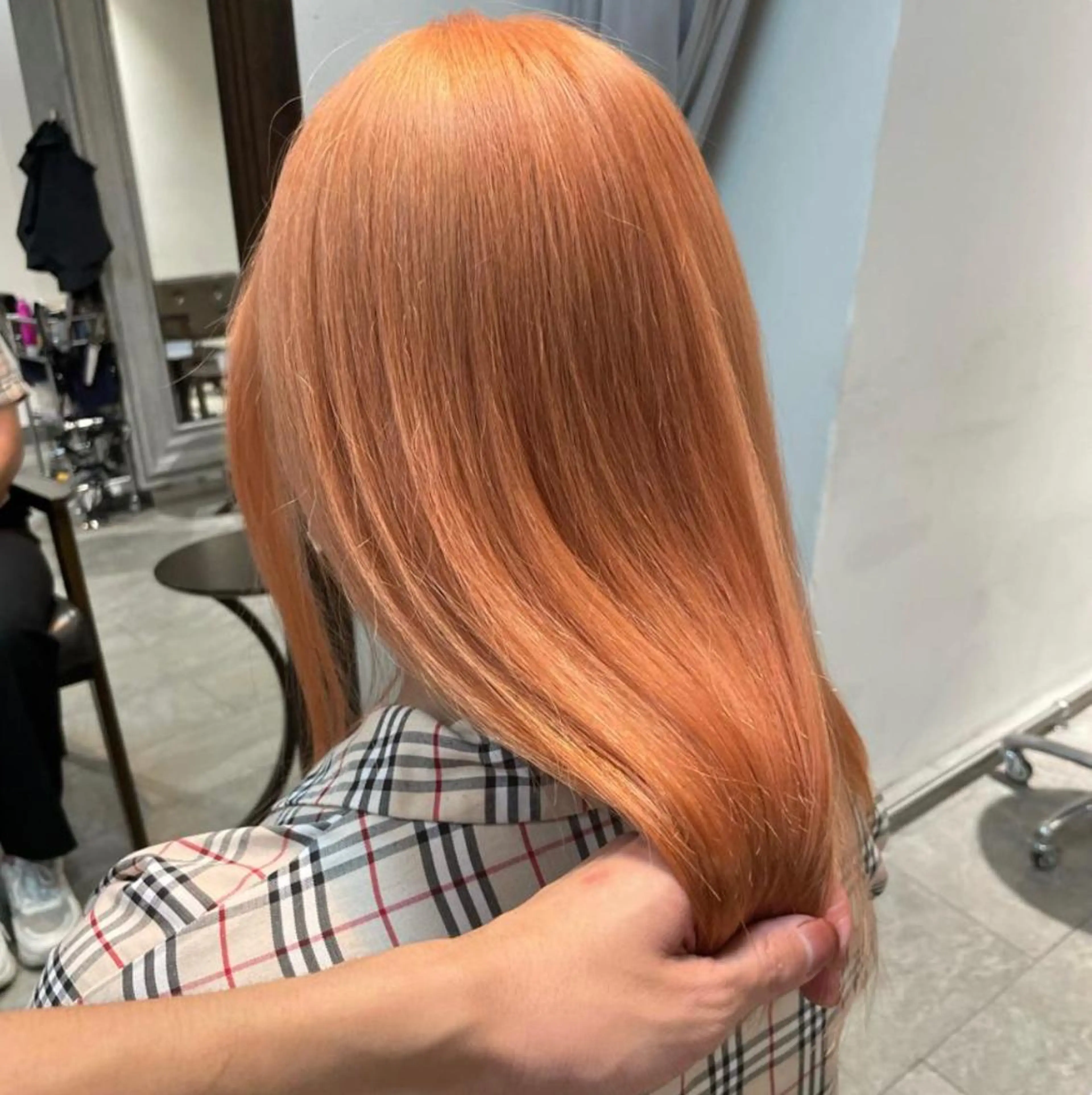 セミロング カラー ヘアアレンジ ヘアカラー トリートメント ヘアセット 🌹TikTok４万 ﾌｫﾛﾜｰ🌹AKIのヘアスタイル