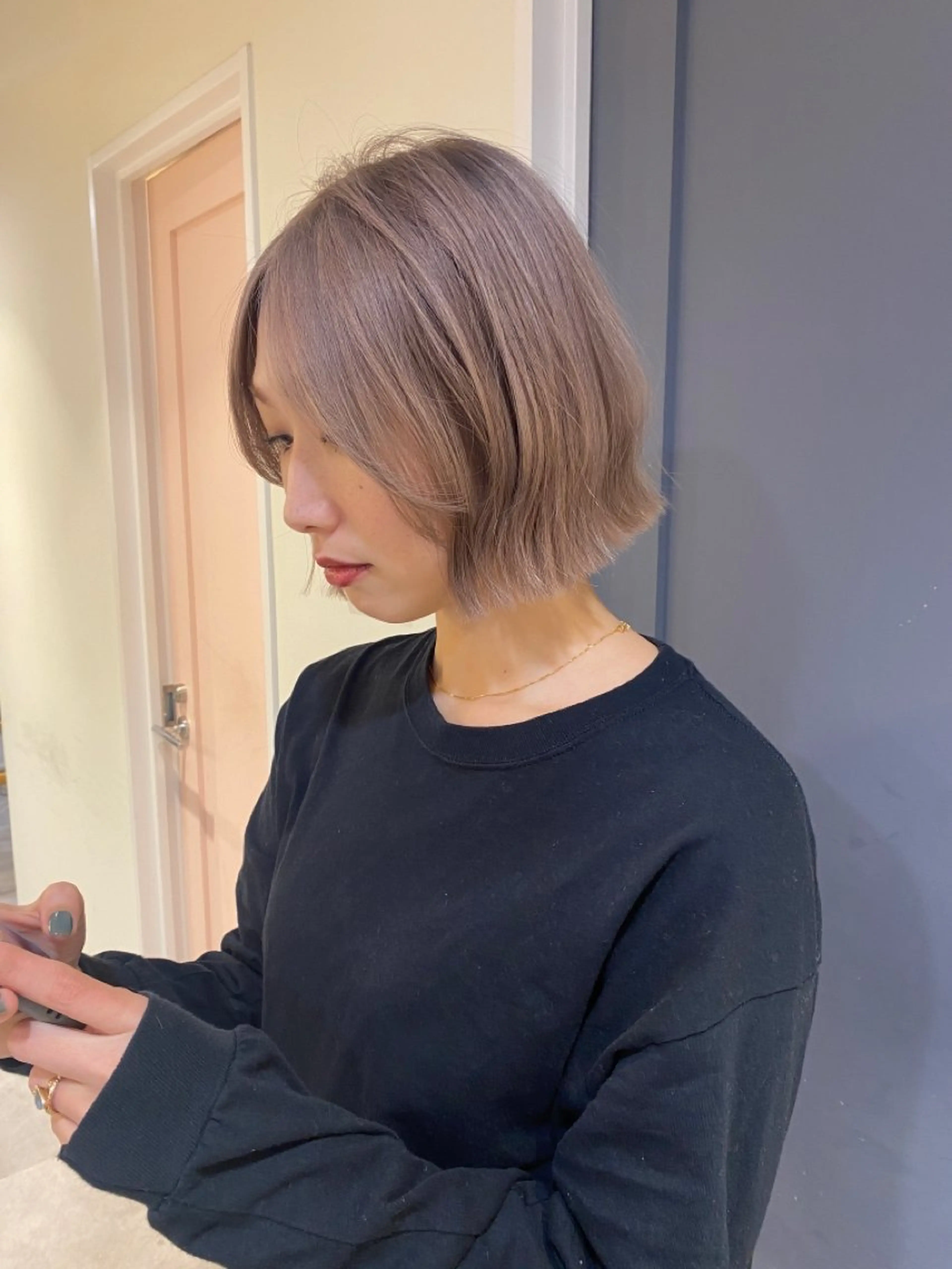 ショート カラー 当日予約大歓迎💗 依田瑞希のヘアスタイル