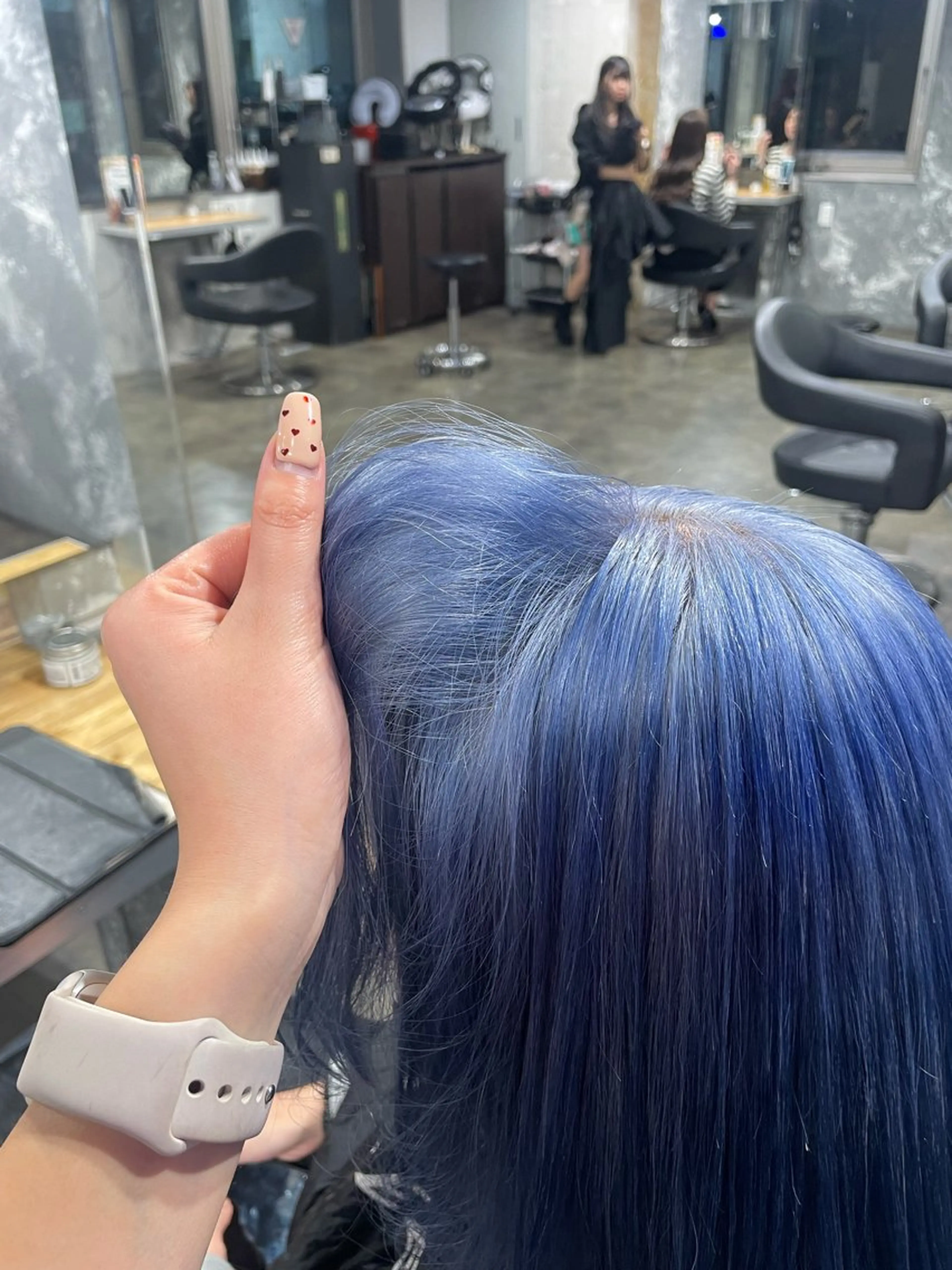 ミディアム カラー ヘアカラー ハイトーン 横浜💞ミオのヘアスタイル