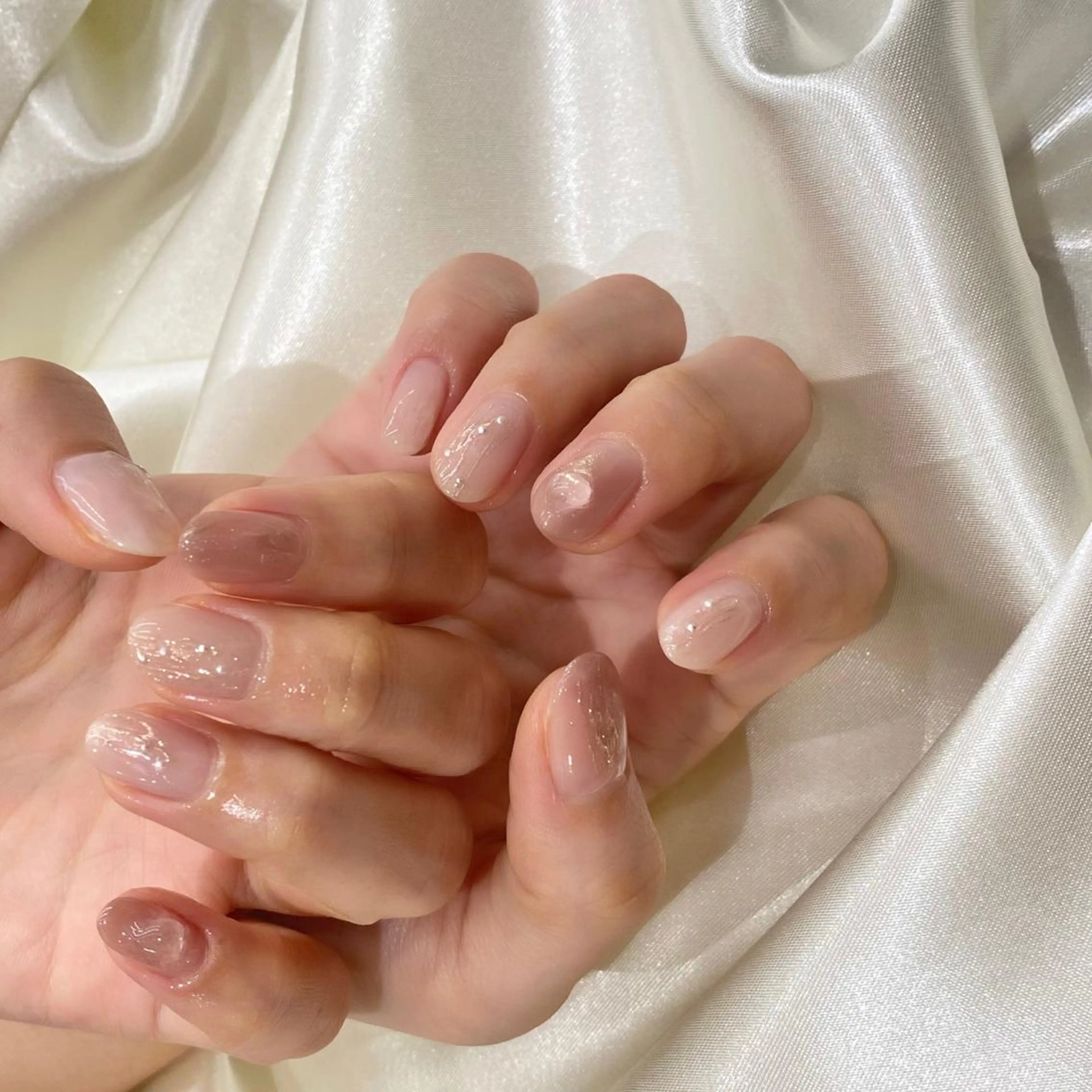 ネイル アートネイル ニュアンスネイル Yuriko Omi パラジェル/渋谷のネイルデザイン