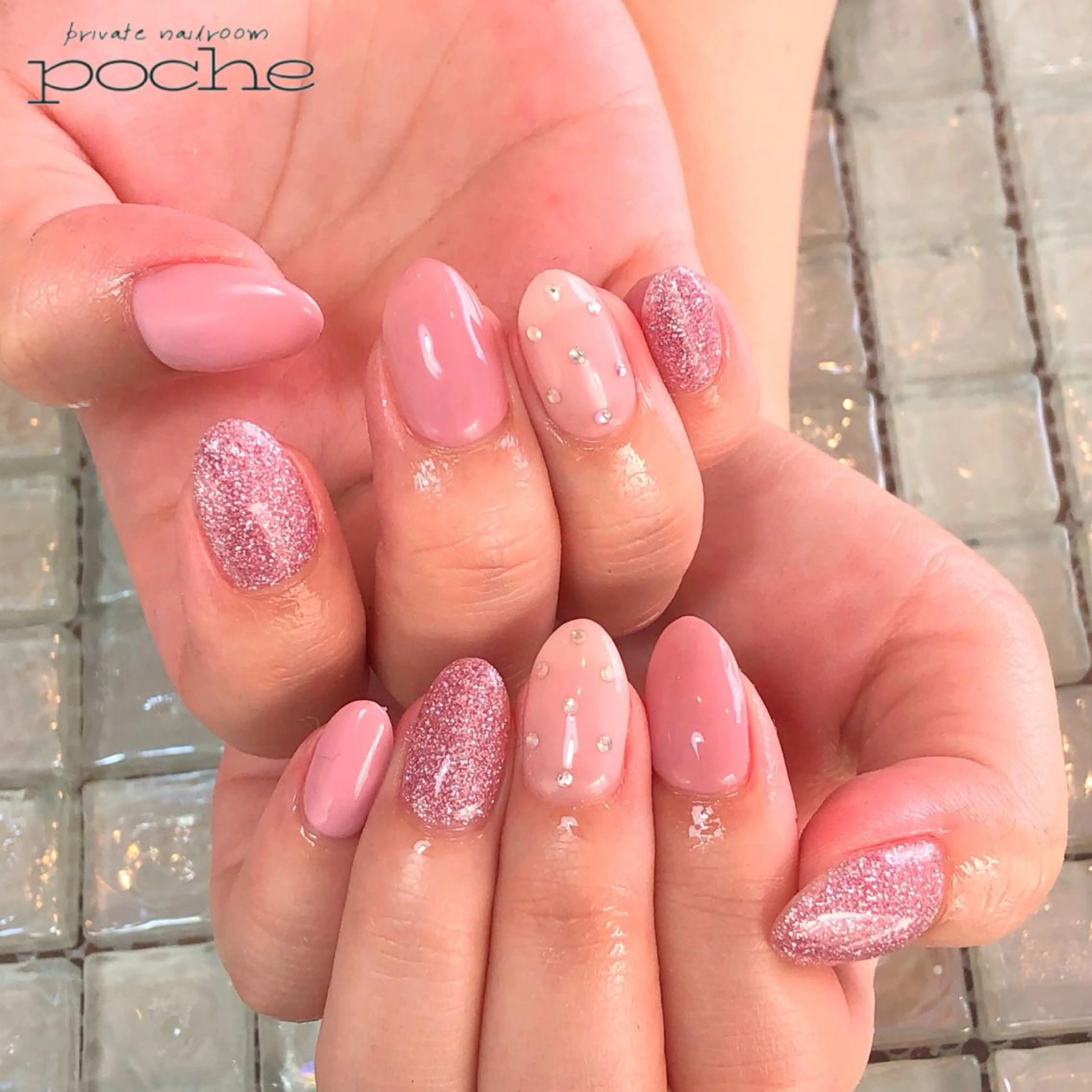 ネイル ピンク ハンドネイル 工藤 理恵のネイルデザイン