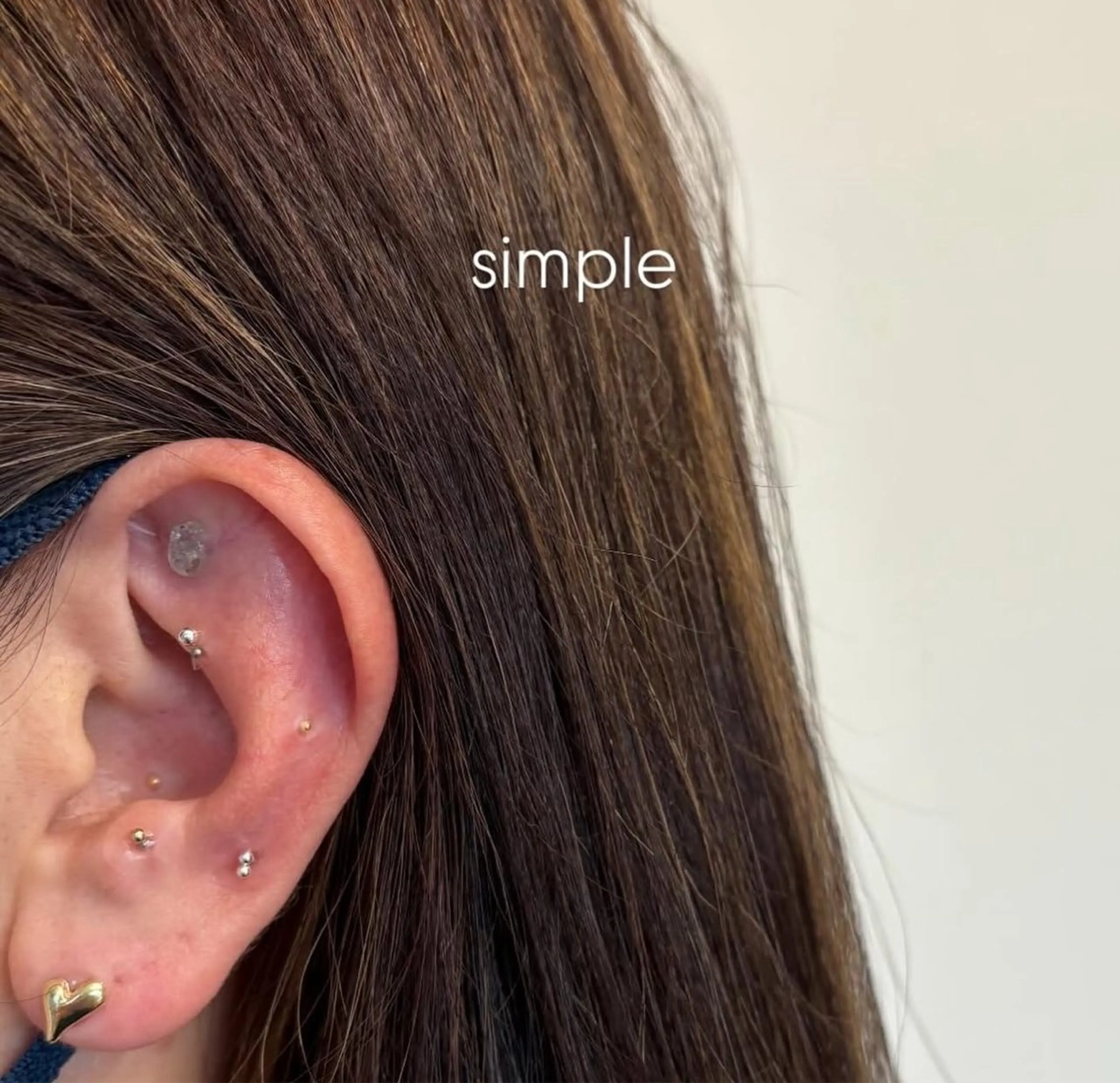 ✧*｡💎SNSで話題の耳つぼジュエリー💎⟡˖·両耳10粒まで[詳細必ずご確認ください]の写真