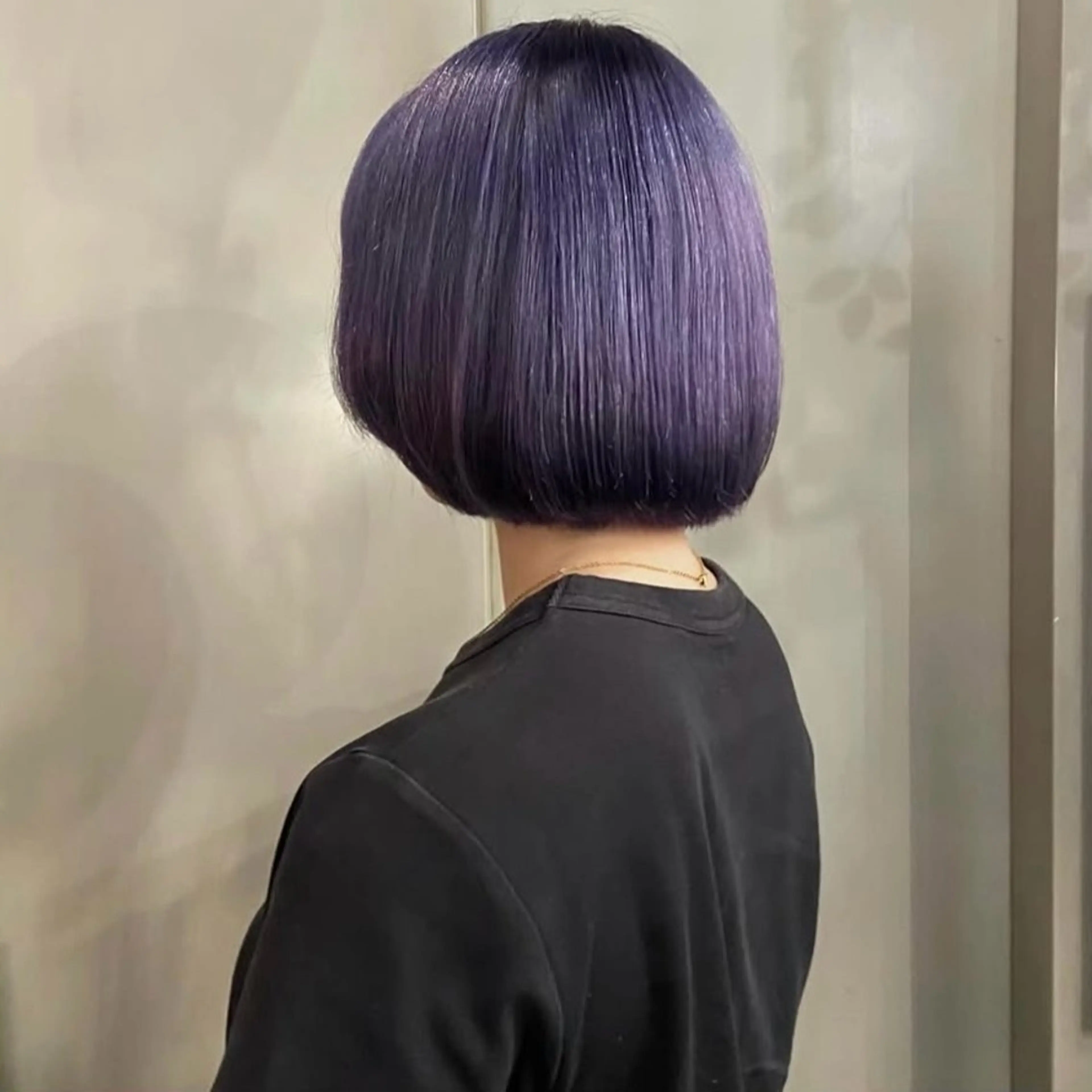 ショート カラー パープルカラー ヘアカラー エルベスアクト志木店 SHIINAのヘアスタイル