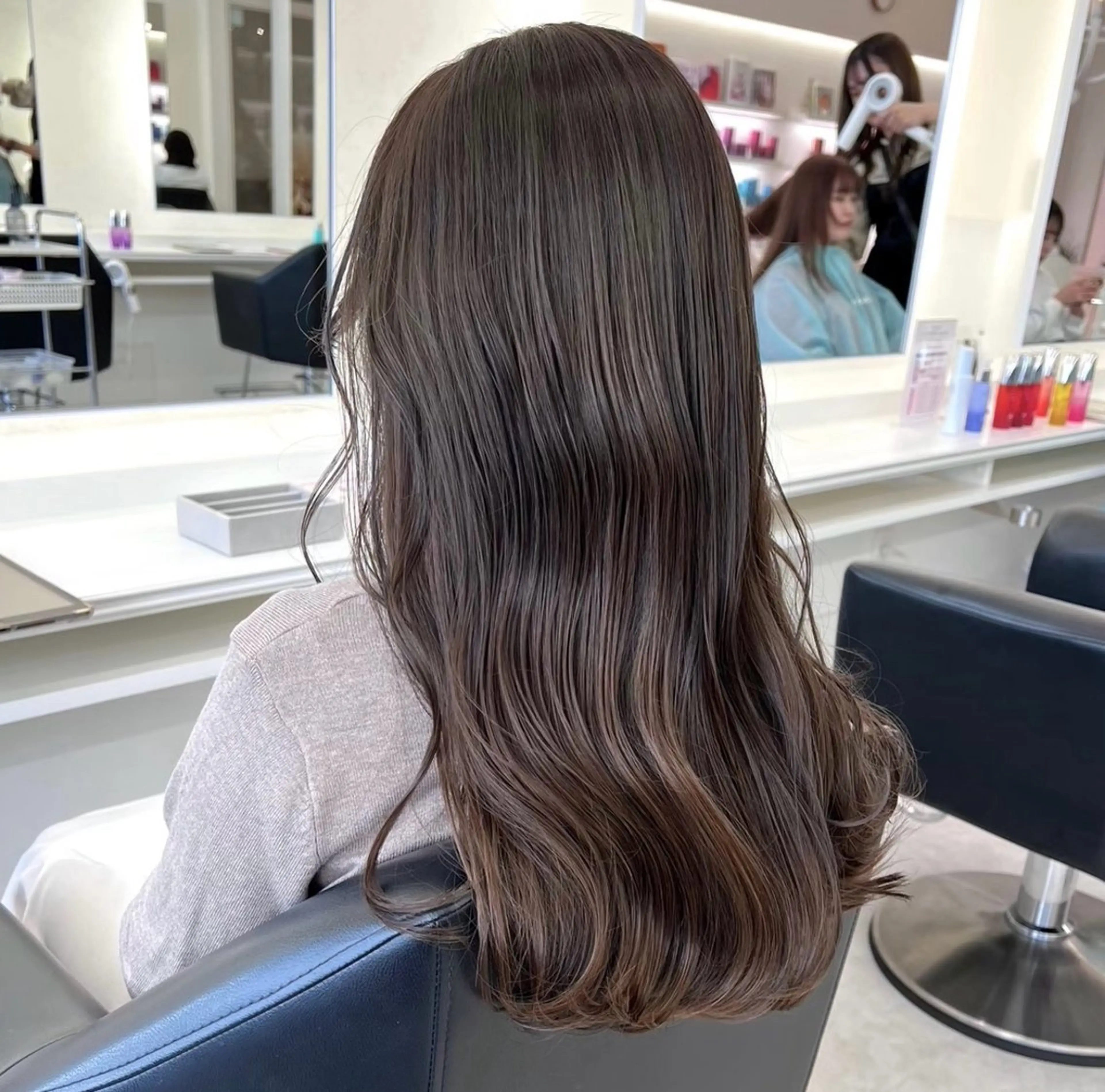 ロング カラー カット ヘアカラー ParveMix /石田 佳澄🩶のヘアスタイル