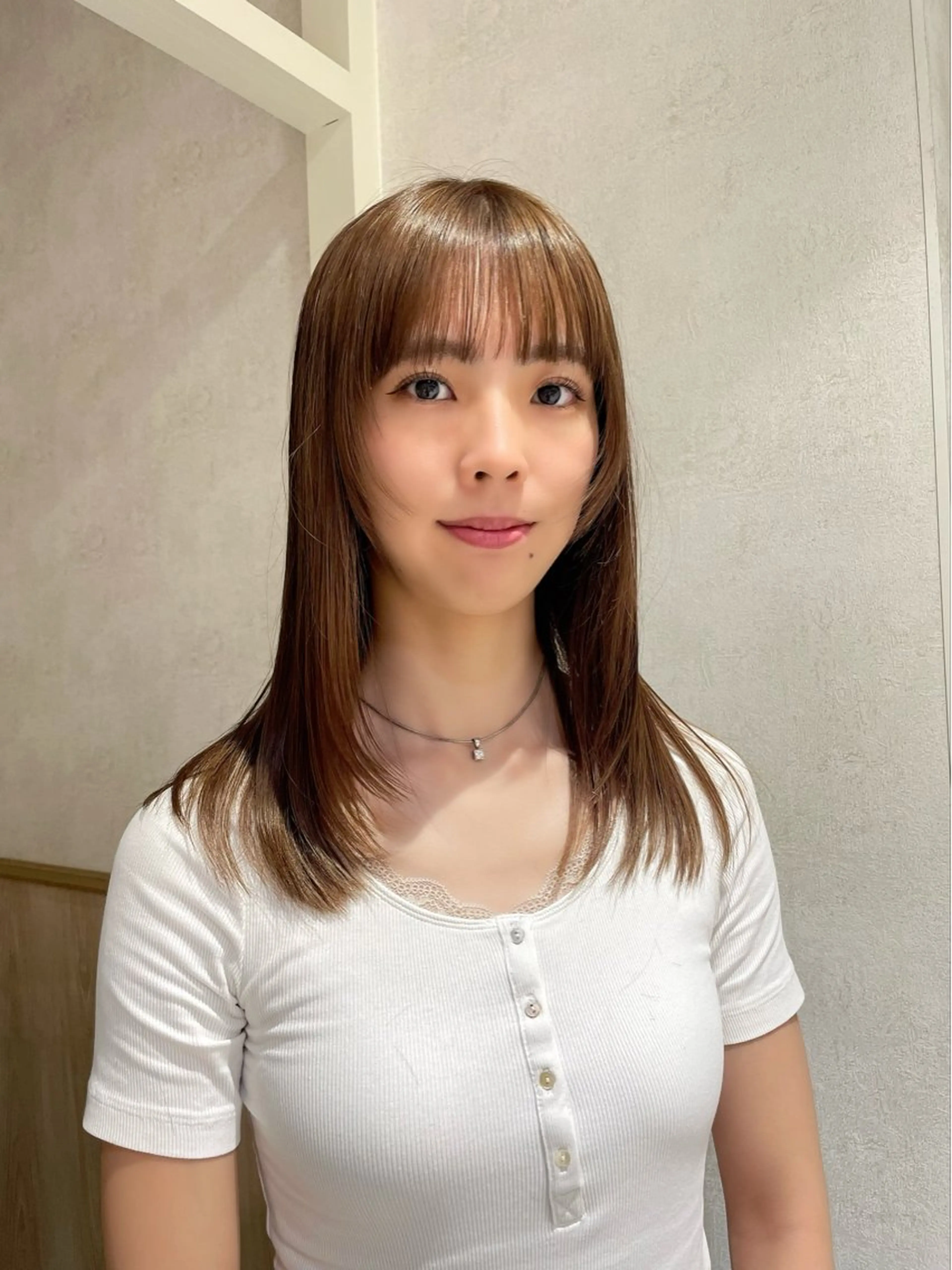 セミロング カラー カット ヘアカラー haru/レイヤー/ ウルフのヘアスタイル