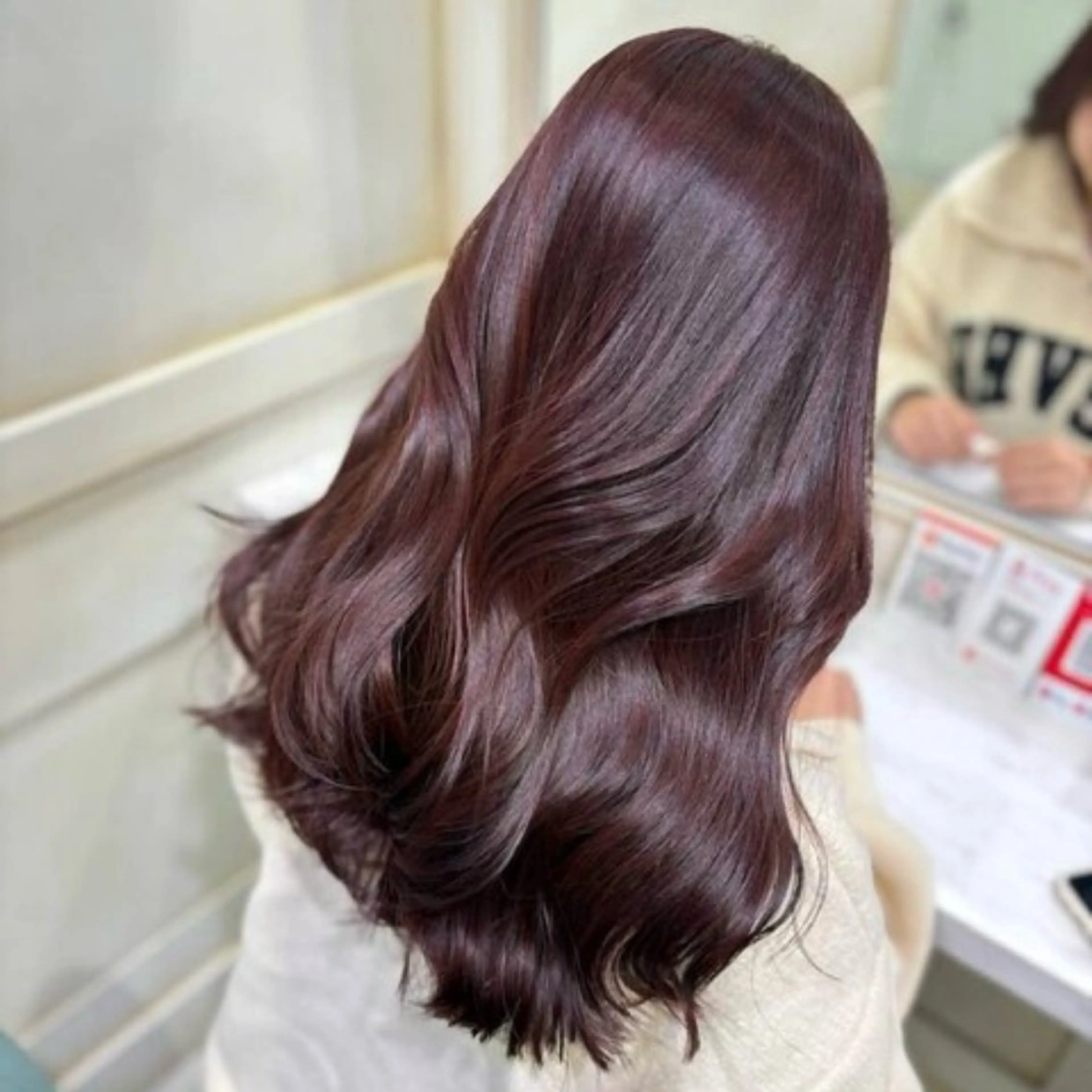 ミディアム カラー ヘアカラー トリートメント 💖ダブルカラー/ ケアカラー/レナ💖のヘアスタイル