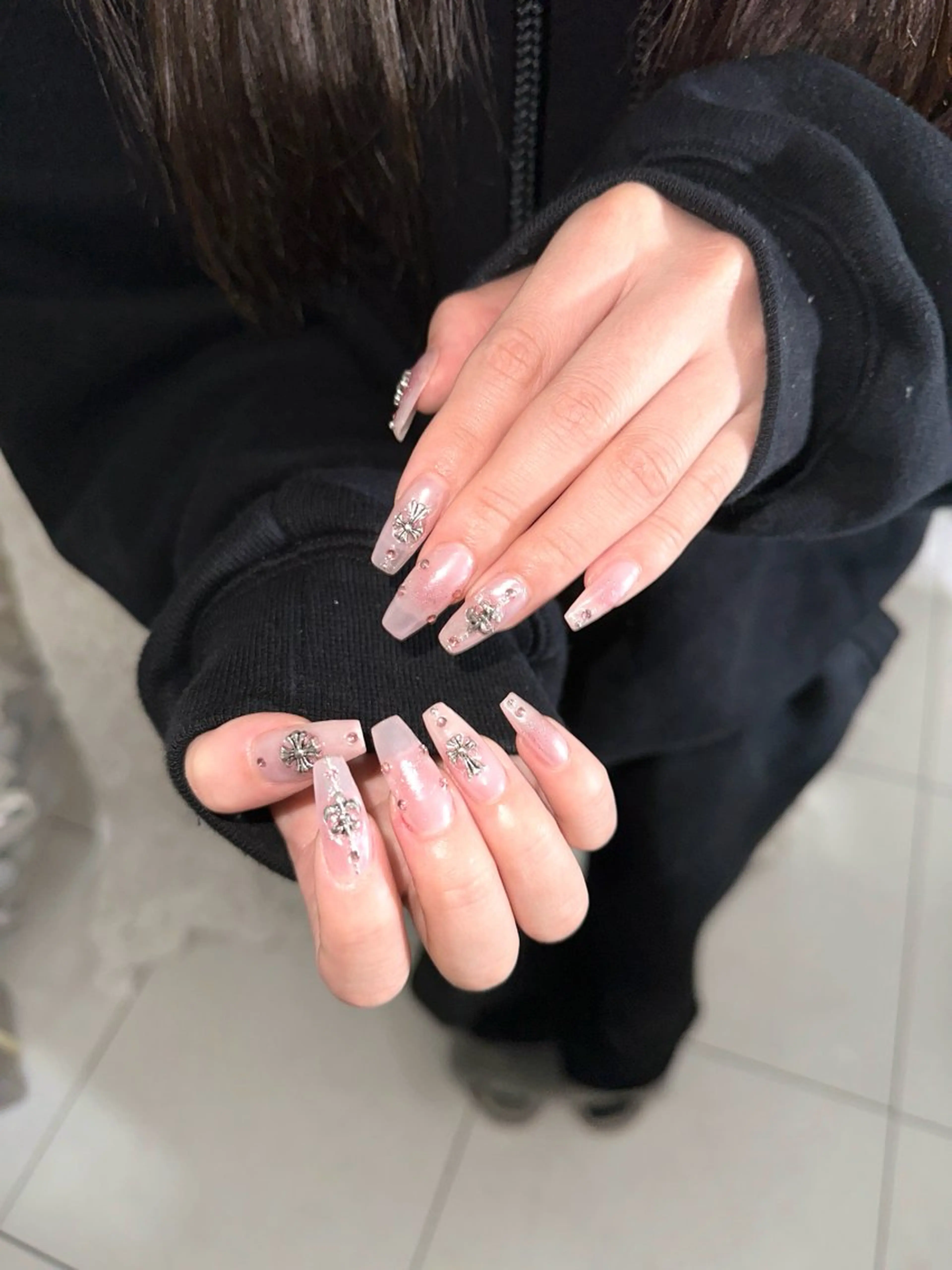 ネイル チークネイル 韓国ネイル♡ mimyのネイルデザイン