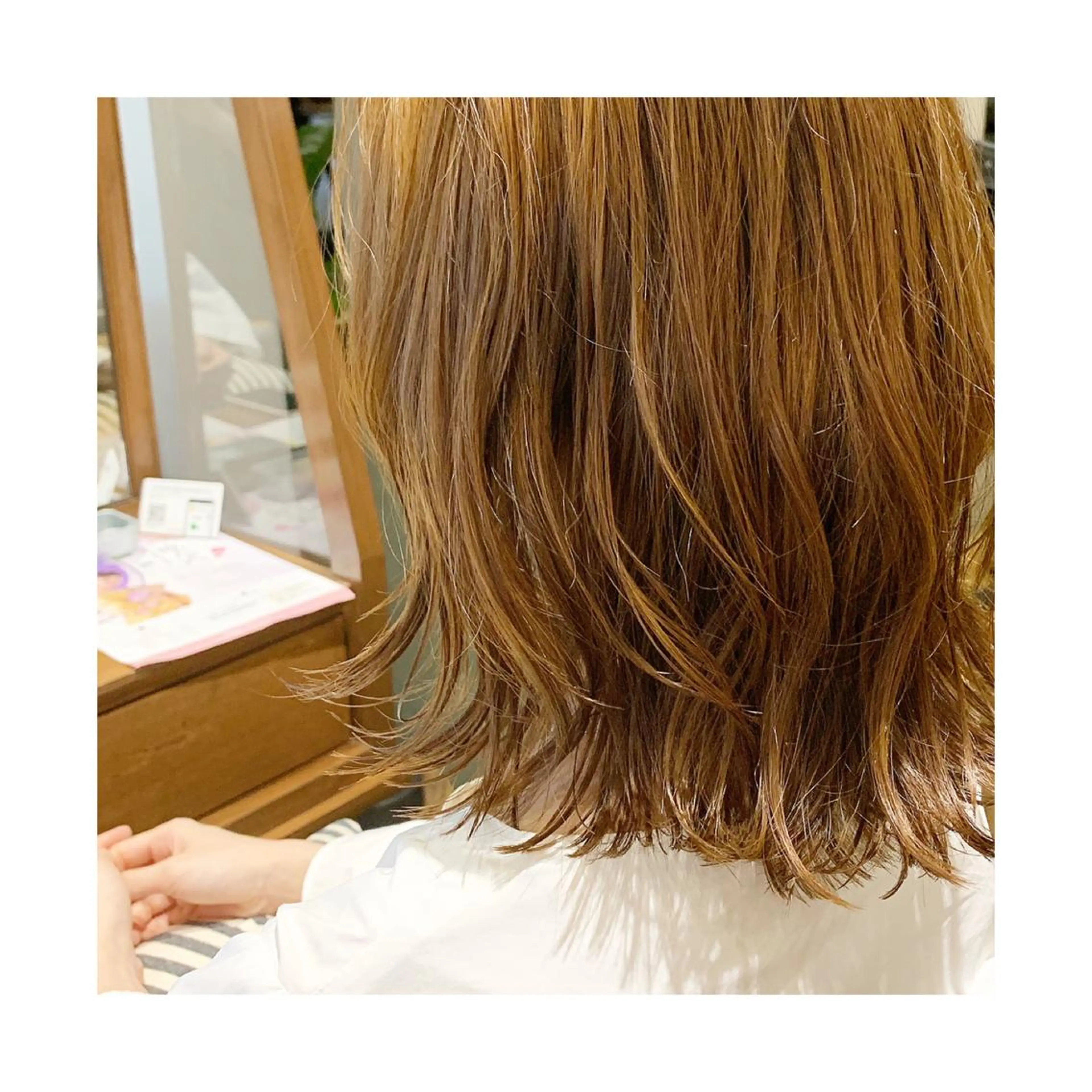 ミディアム カラー ベージュカラー 竹内 康浩のヘアスタイル