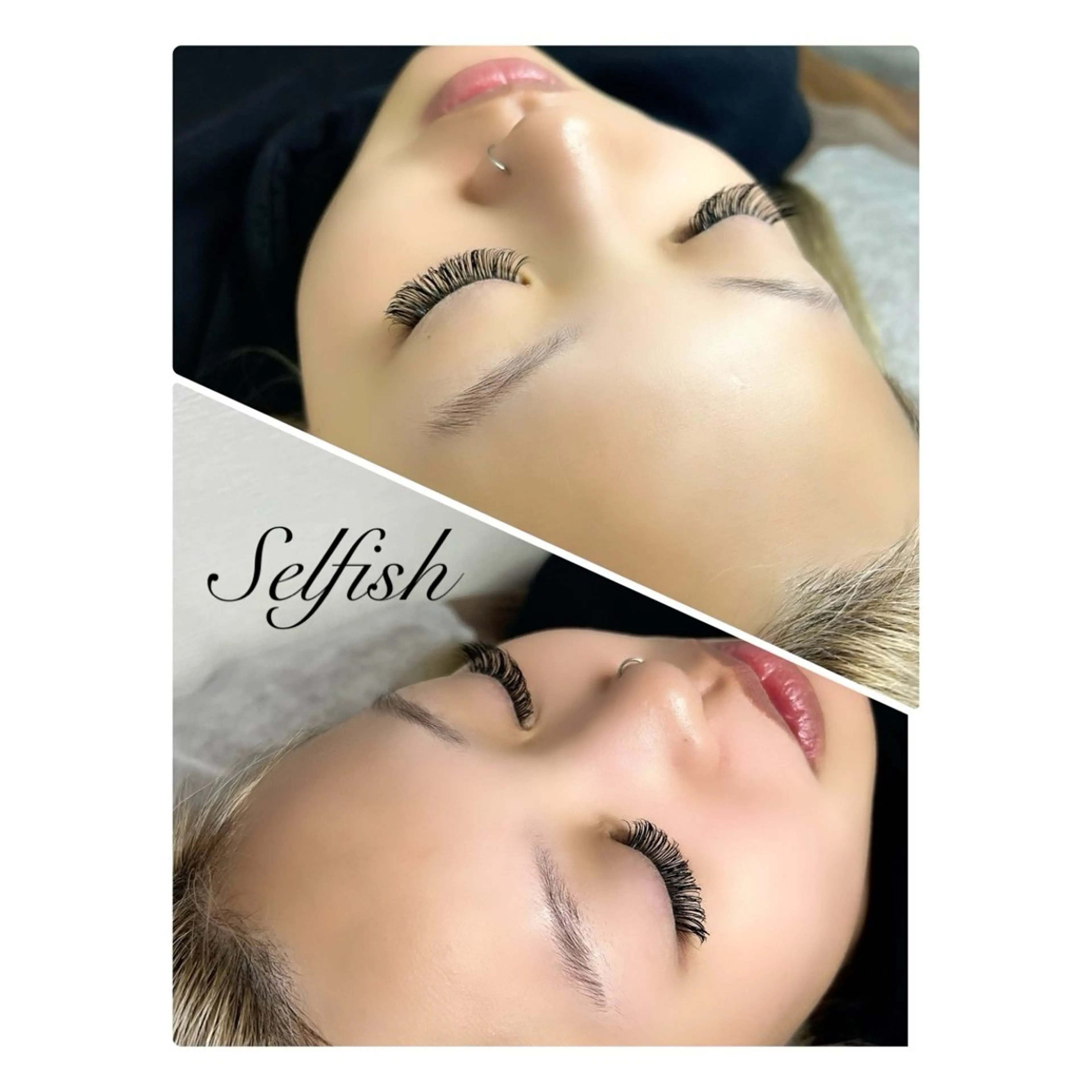 マツエク・マツパ 付け放題 フラットラッシュ マツエク eyelashsalonSelfish所属・. Selfishのマツエク・マツパデザイン