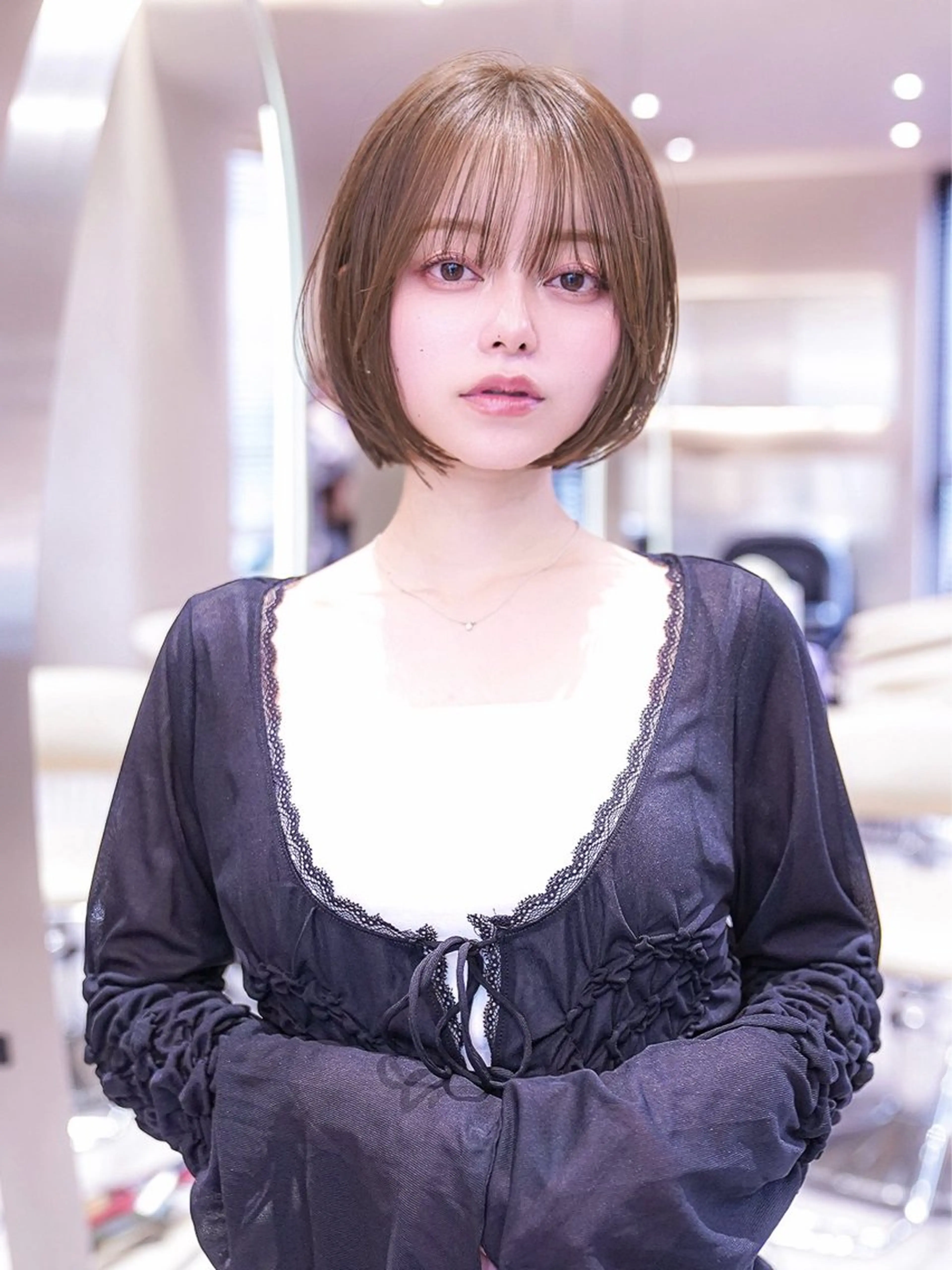 ショート カット トリートメント 透明感カラー 渋谷美容師みひろのヘアスタイル