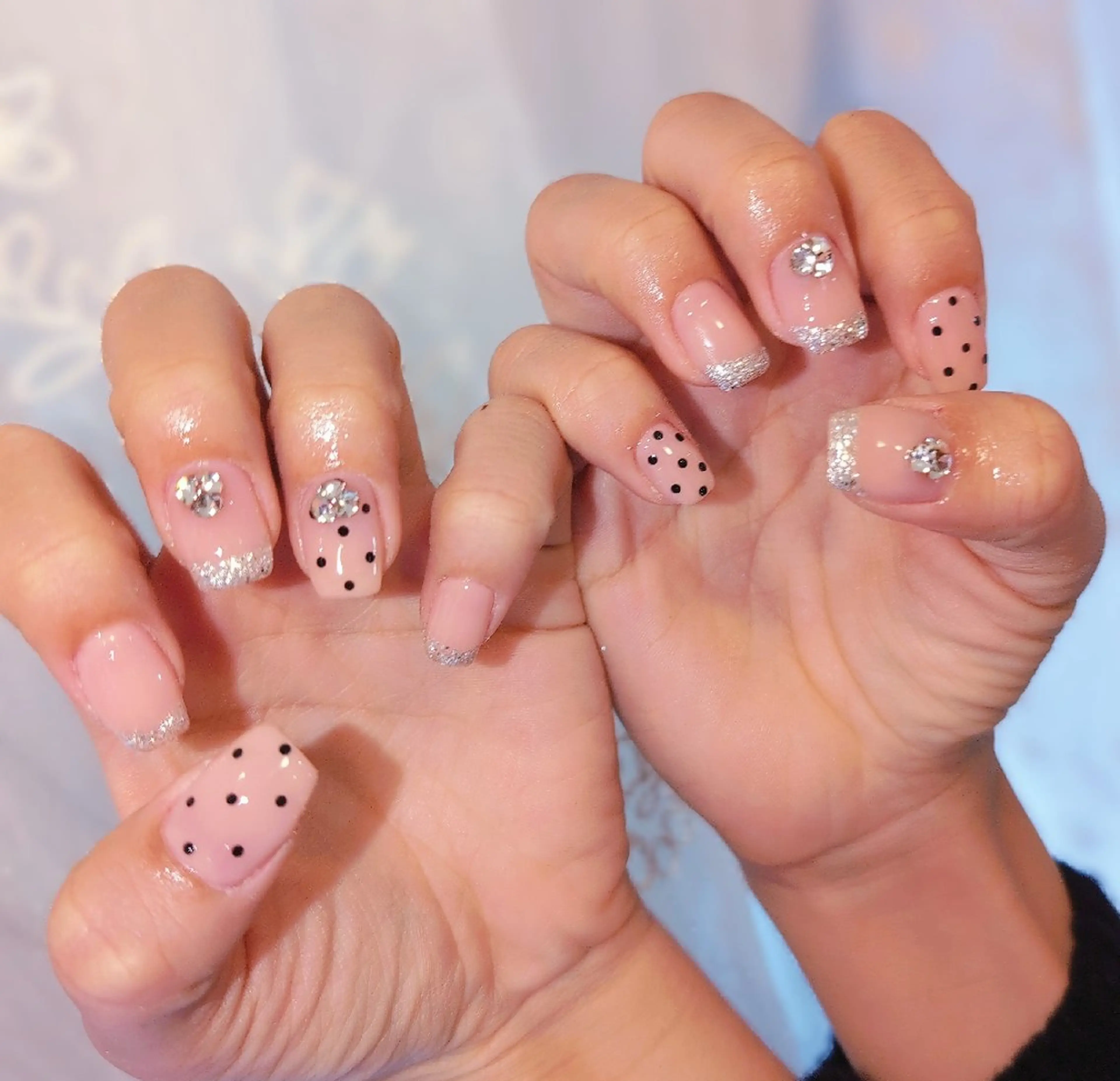 ネイル 長さ出し ジェルネイル 韓国ネイル マグネットネイル ニュアンスネイル ハンドネイル I LOVE ME NAIL.｡.:*♡のネイルデザイン