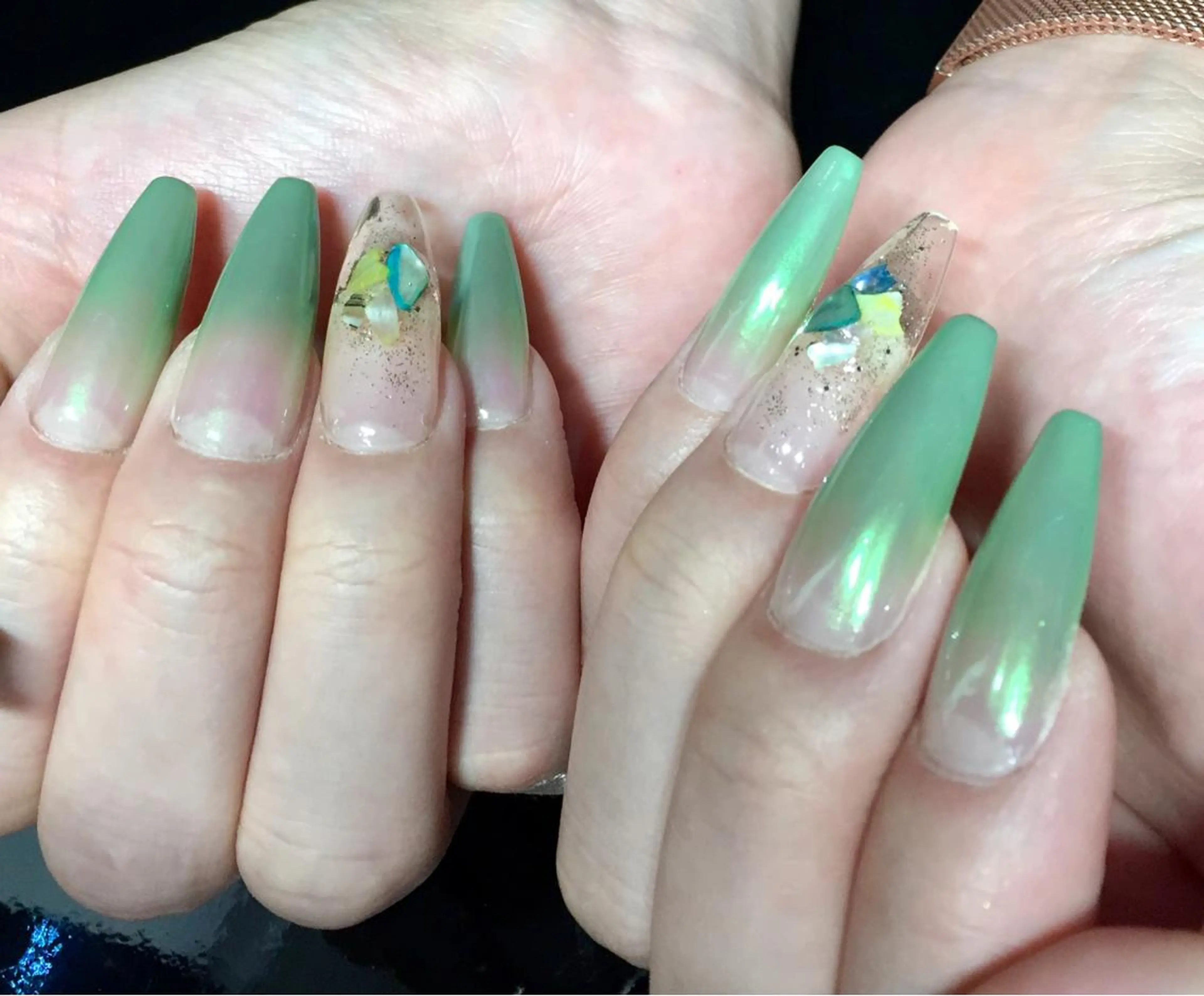 ネイル goldgleams ちなのネイルデザイン