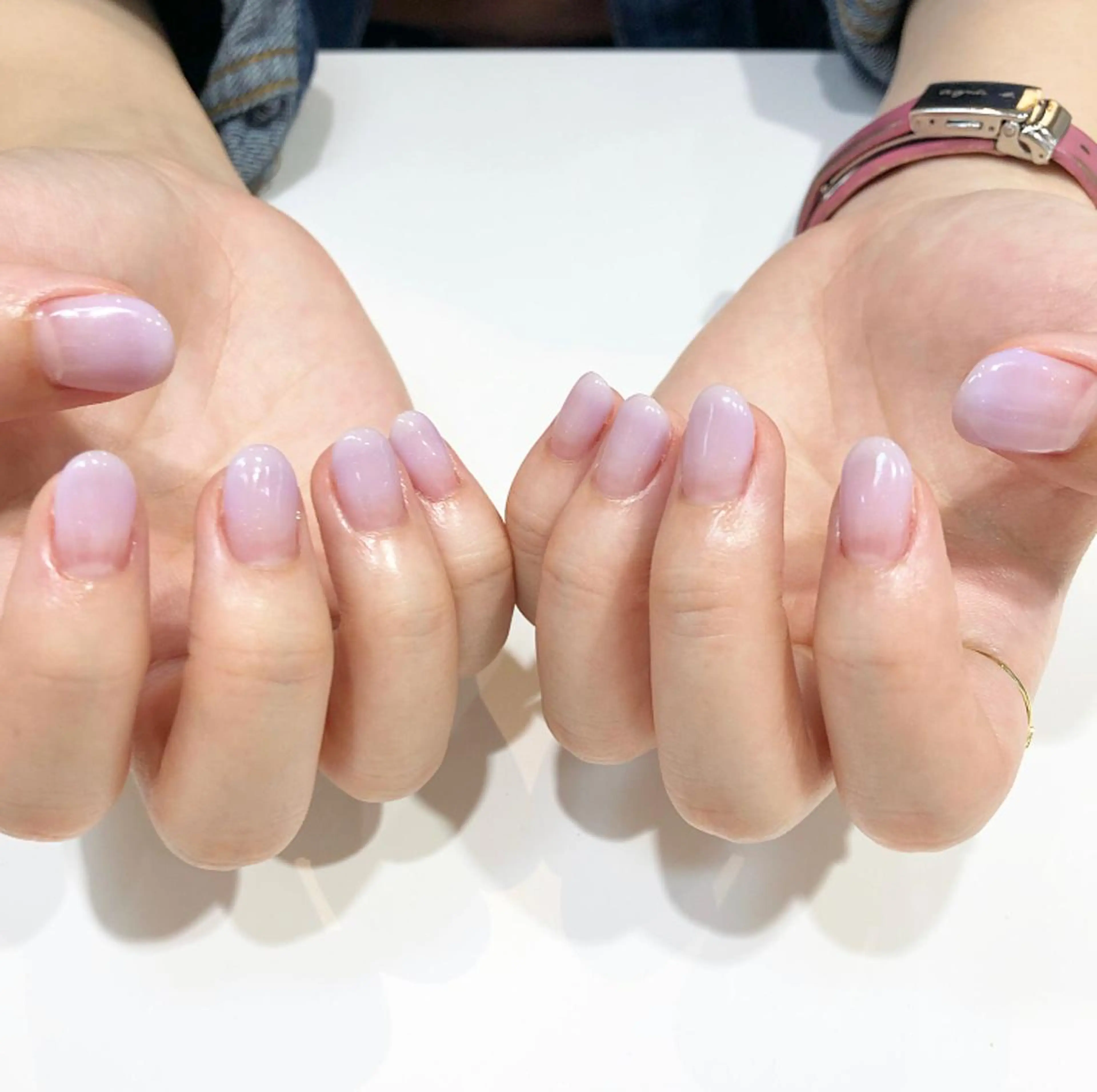 ネイル グラデーション ラメ(グリッター) rina eye&nailのマツエク・マツパデザイン