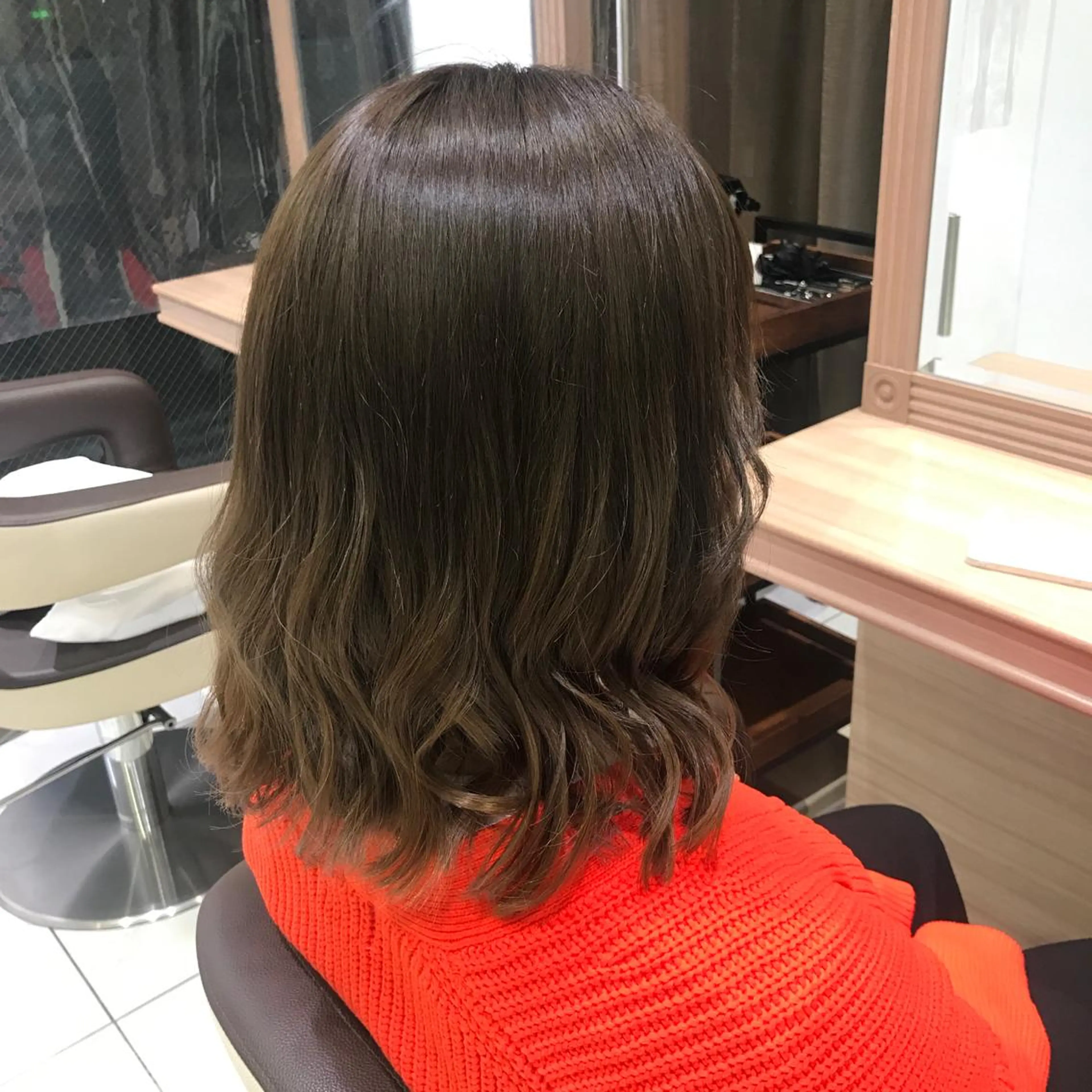 ミディアム カラー ヘアセット/メンズ パーマChihoのヘアスタイル