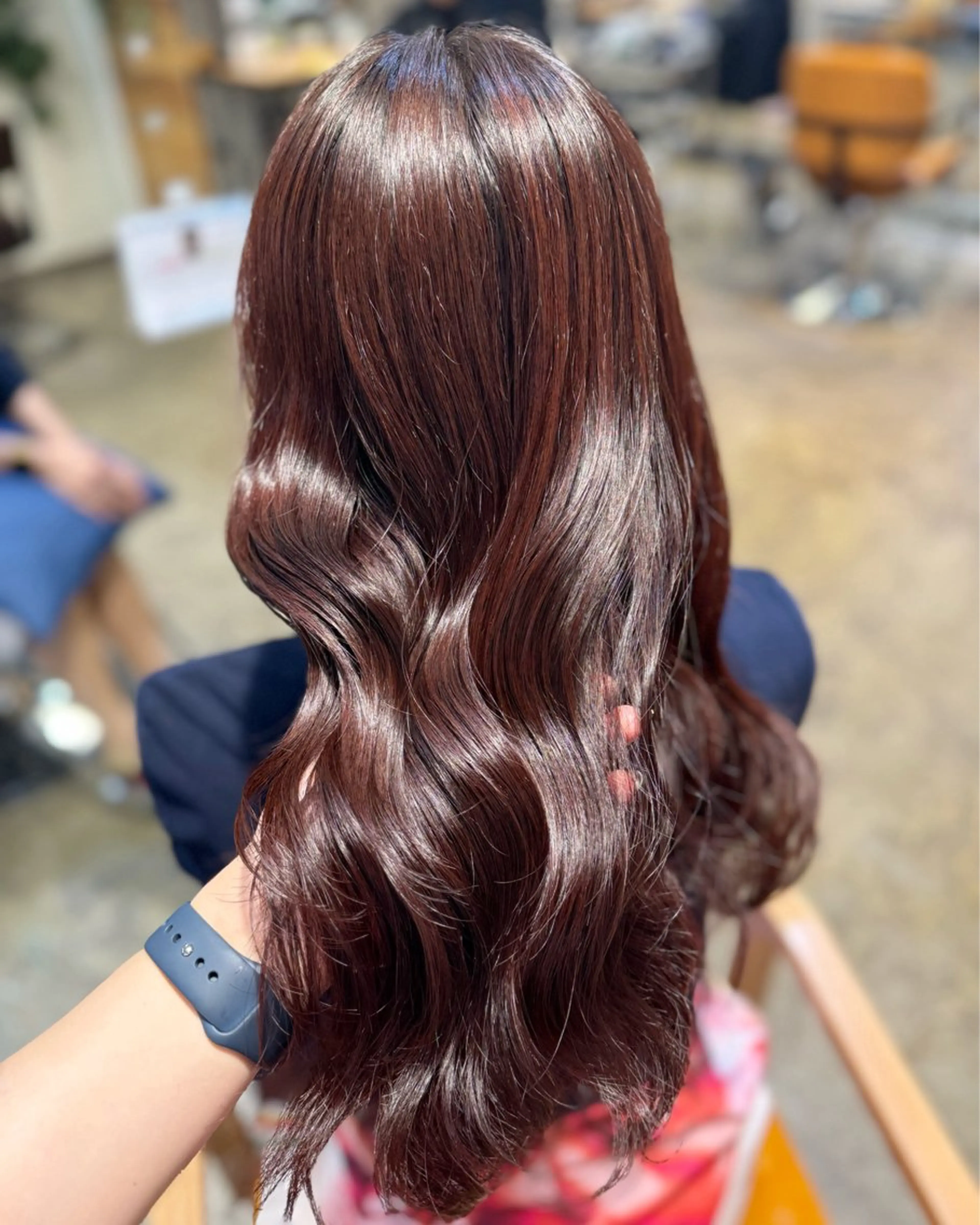 ロング カラー カット ヘアカラー 艶髪/レイヤー 🦋MIYUUのヘアスタイル