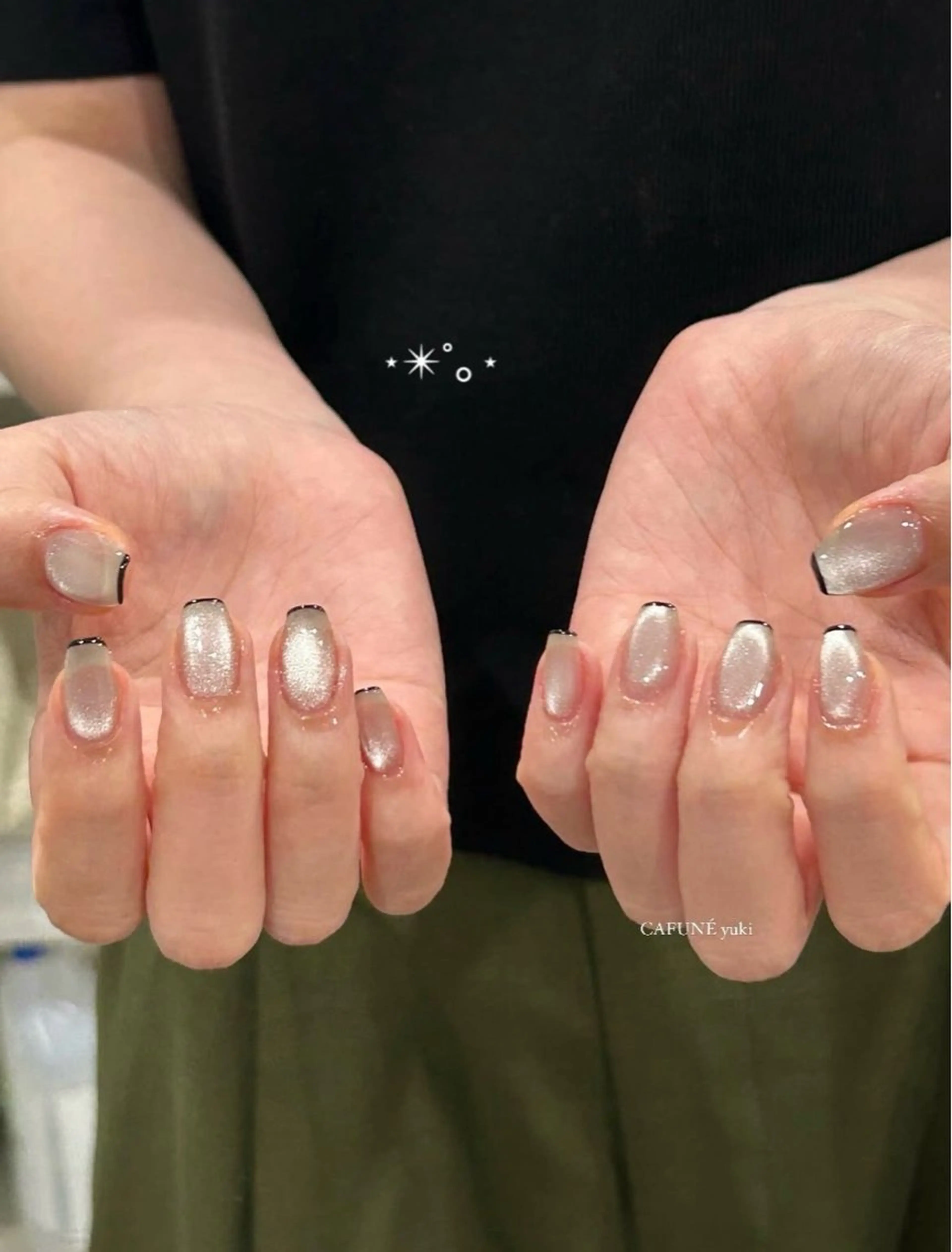 ネイル ハンドネイル CAFUNÉ TOKYO所属・🎼CAFUNÉ_ TOKYO.•*¨のネイルデザイン