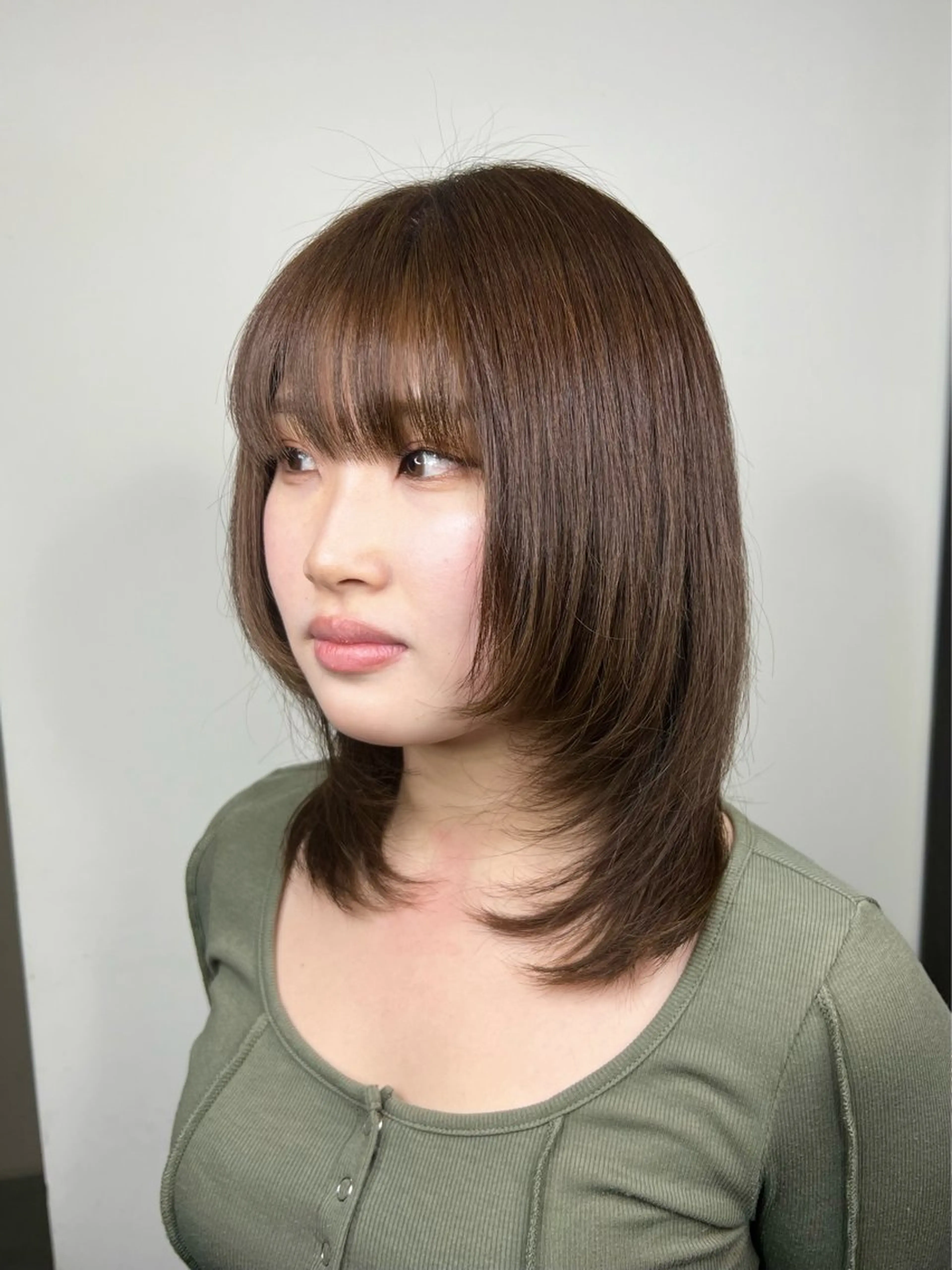 ✨ミニモ限定価格✨【ウルフカット+ワンカラー＋シルクTR】ウルフカット/ショートウルフ/レイヤーウルフ/ナチュラルウルフの写真